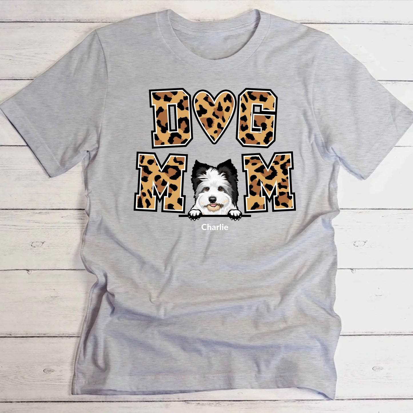 Dog Mom - T-Shirt personnalisé
