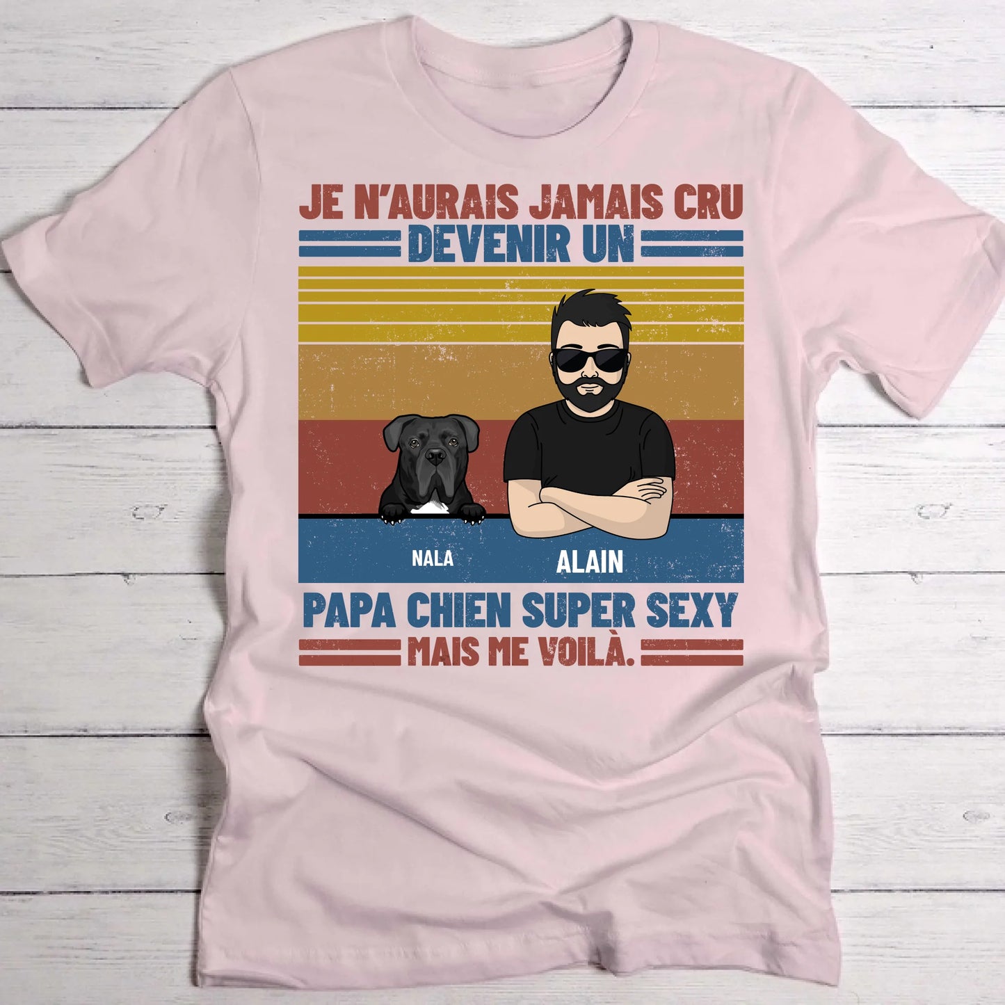 Super papa - T-Shirt personnalisé