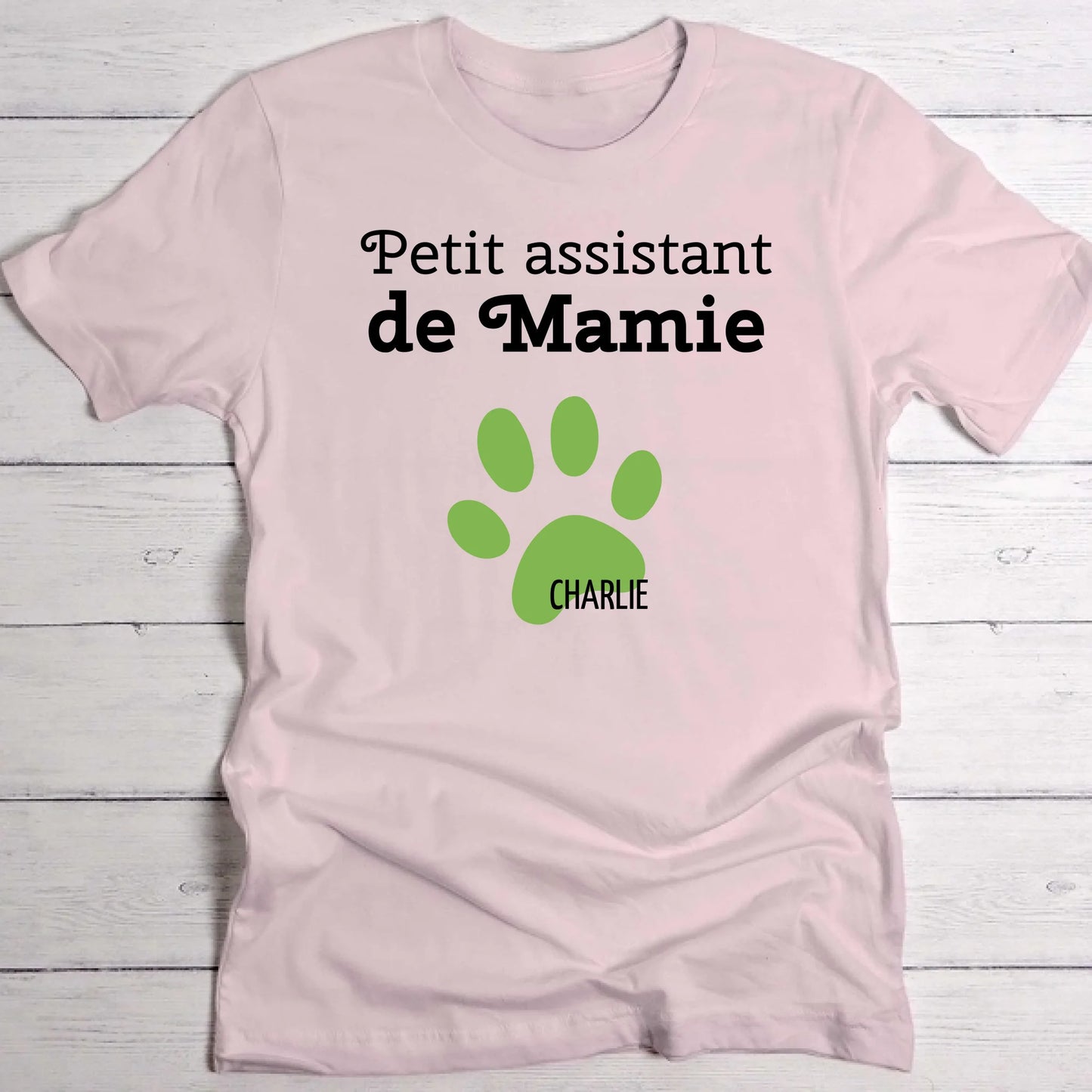 Petit assistant de mamie - T-Shirt personnalisé