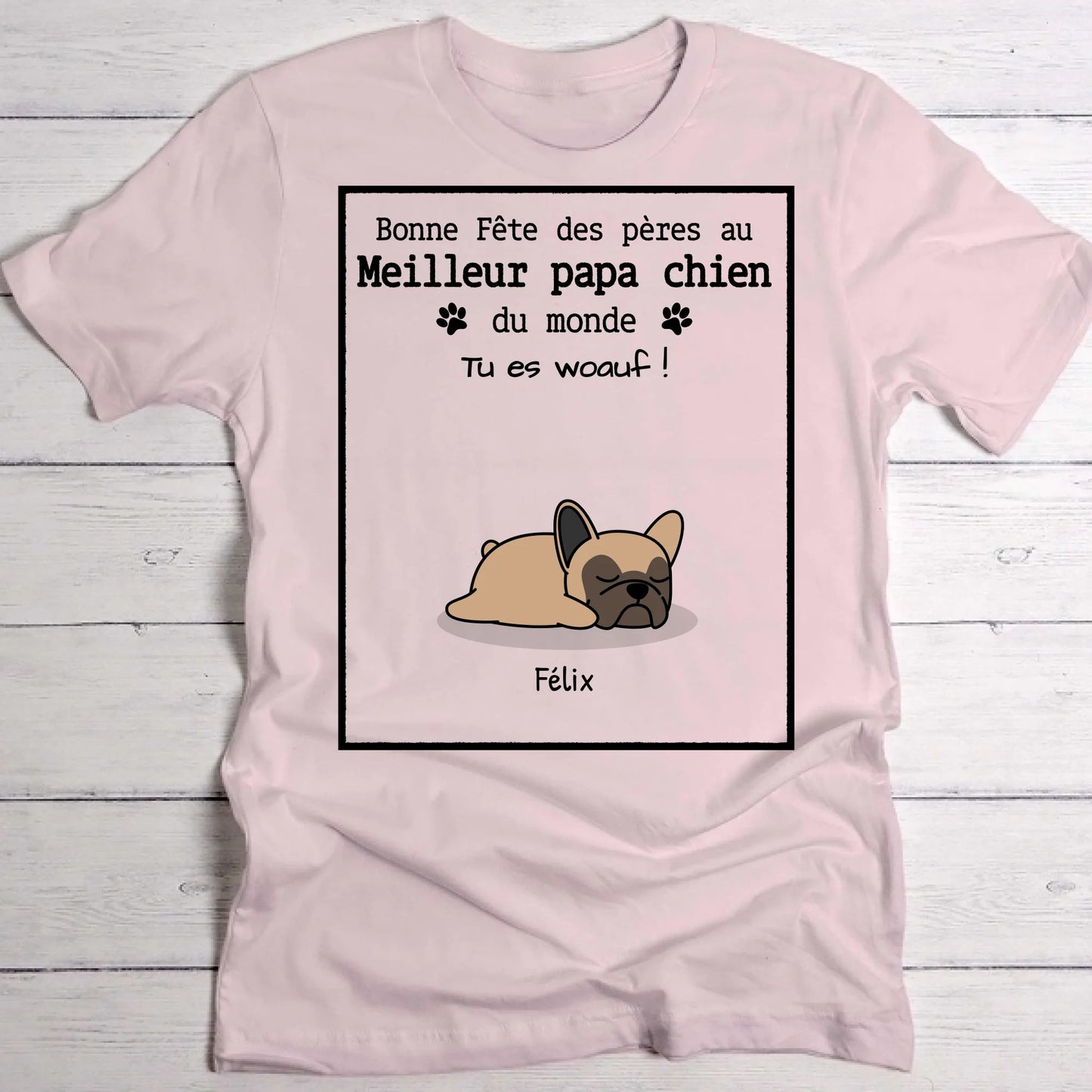 Je t'aime - T-Shirt personnalisé