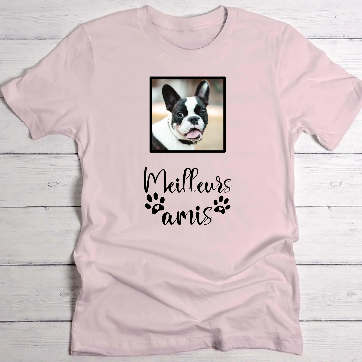 Photo avec texte - T-Shirt personnalisé