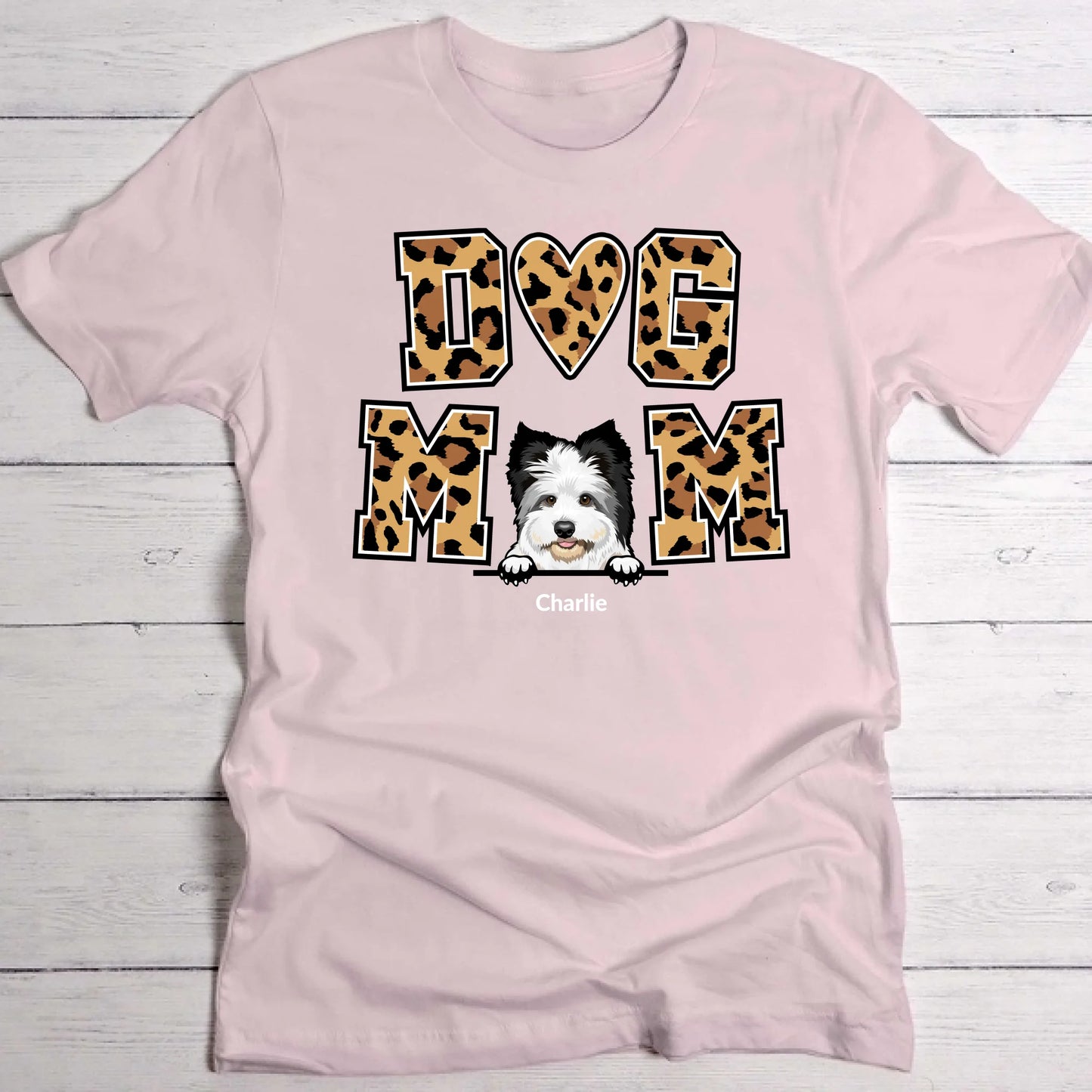 Dog Mom - T-Shirt personnalisé