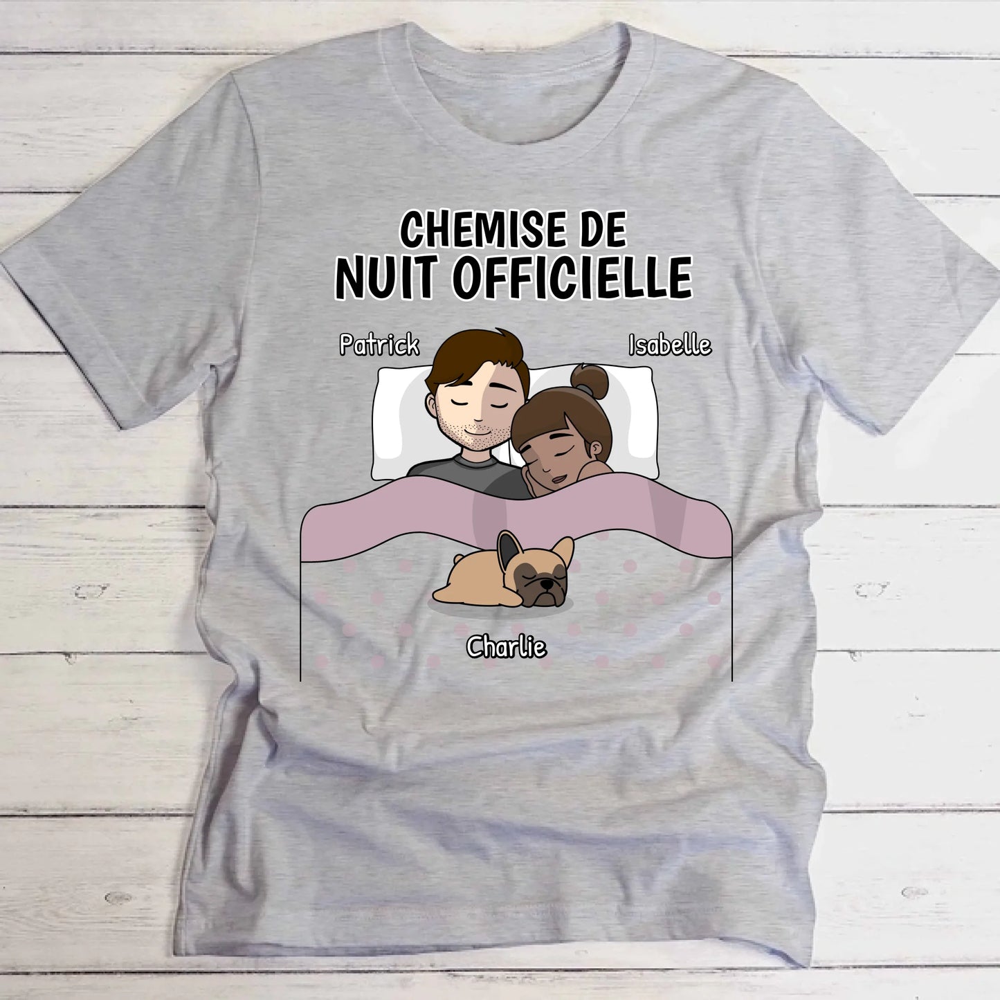 Câlins avec nos amis à poils - T-Shirt personnalisé