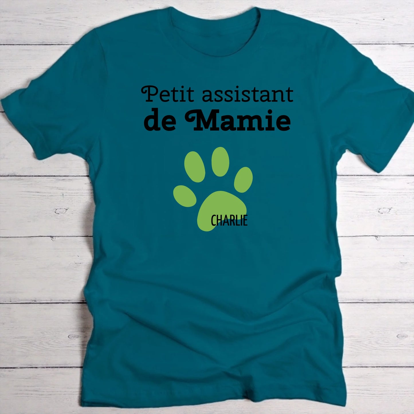 Petit assistant de mamie - T-Shirt personnalisé
