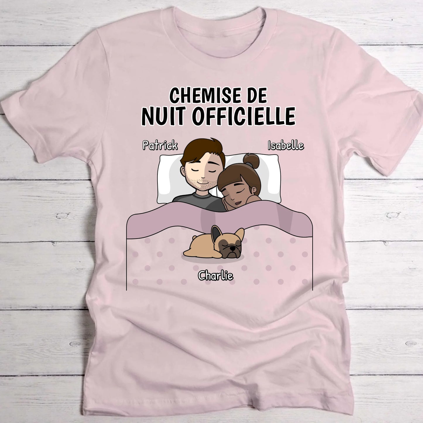 Câlins avec nos amis à poils - T-Shirt personnalisé