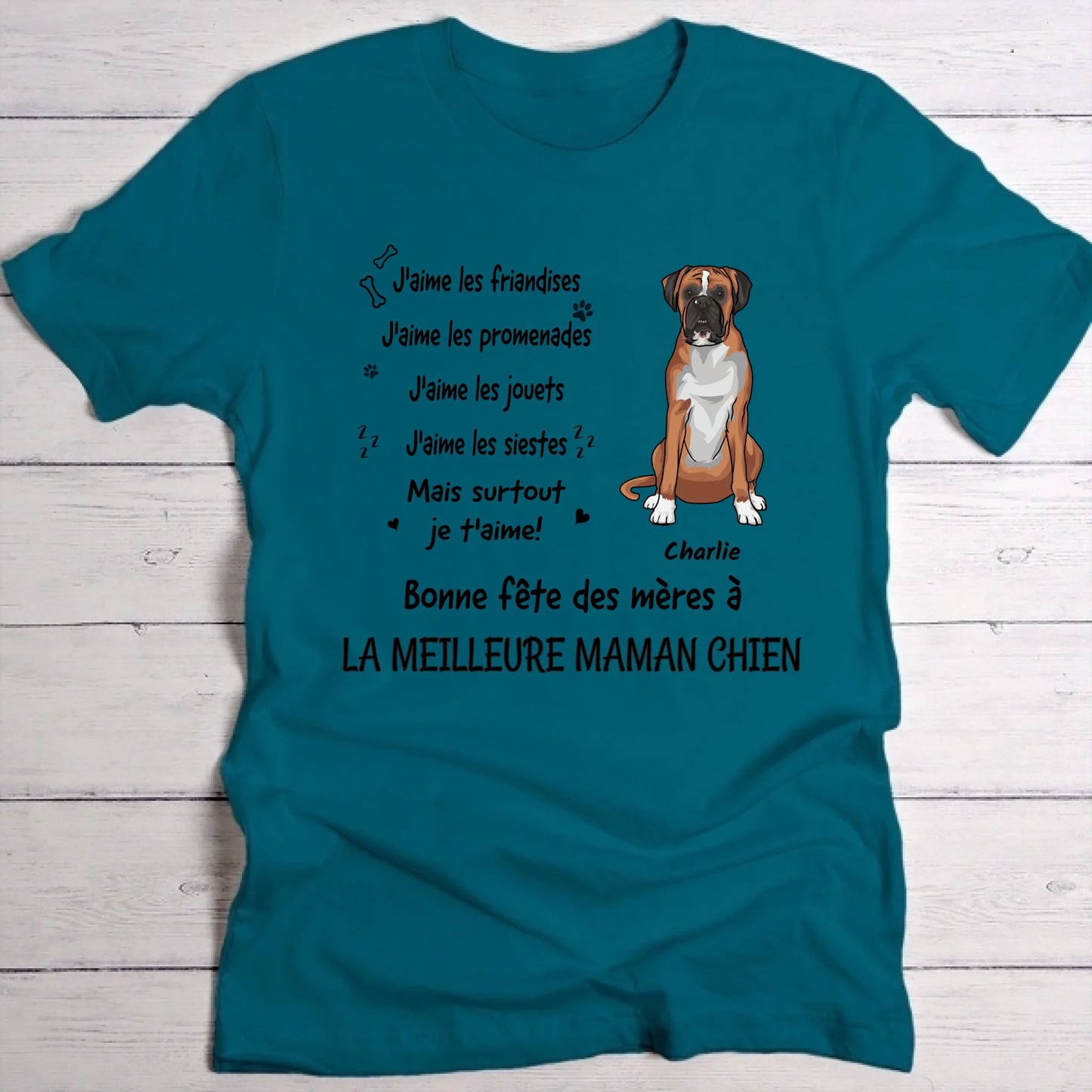 Je t'aime le plus - T-Shirt personnalisé