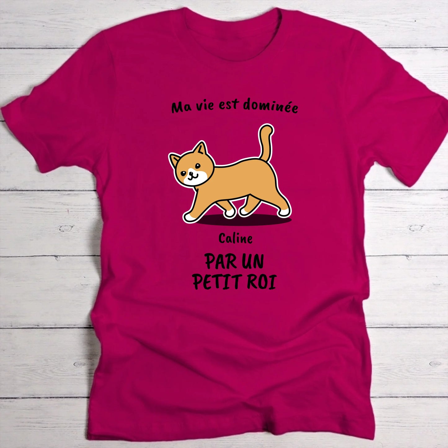 Ma vie avec une reine - T-Shirt personnalisé