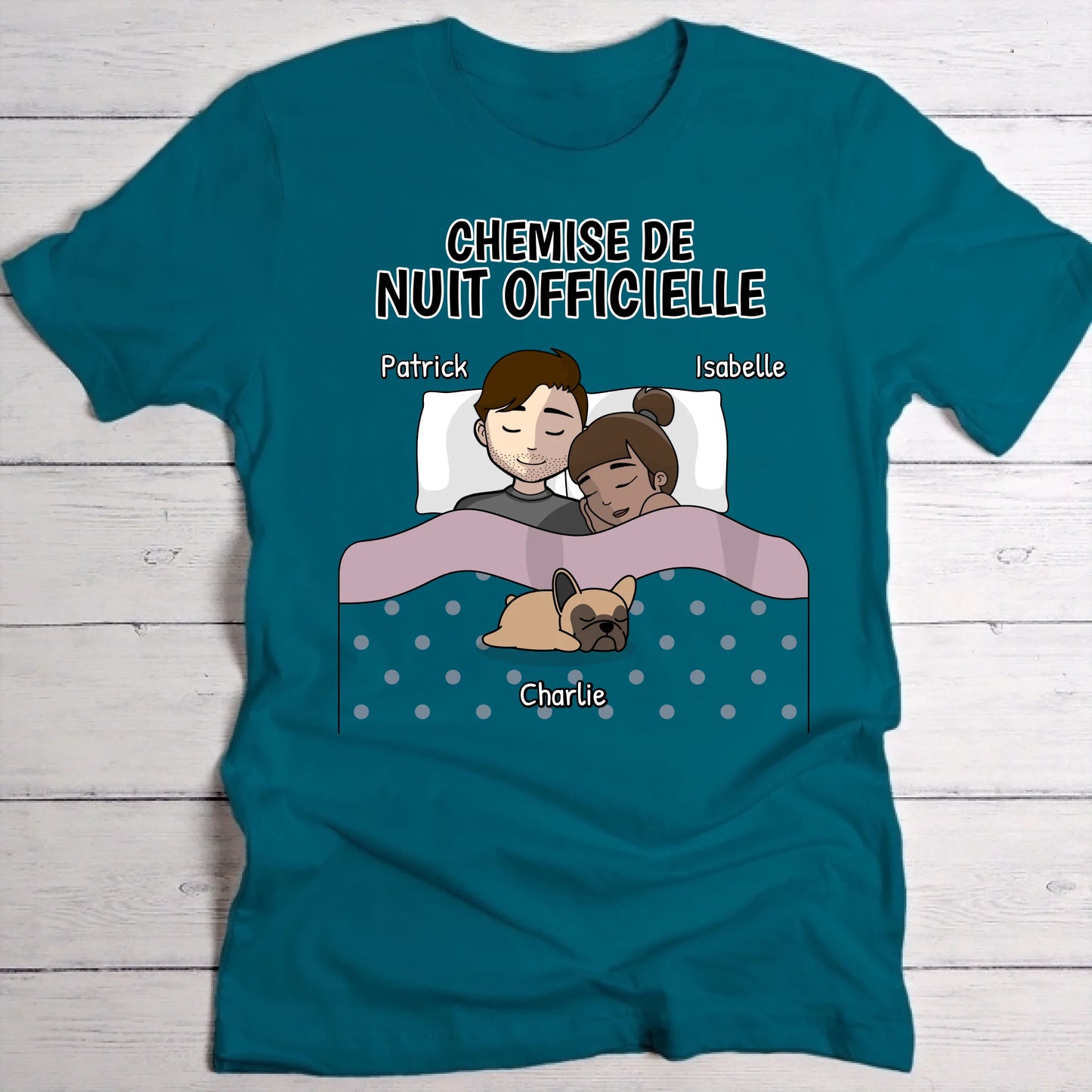 Câlins avec nos amis à poils - T-Shirt personnalisé
