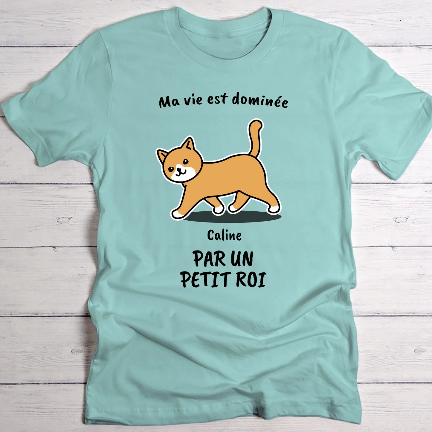 Ma vie avec une reine - T-Shirt personnalisé