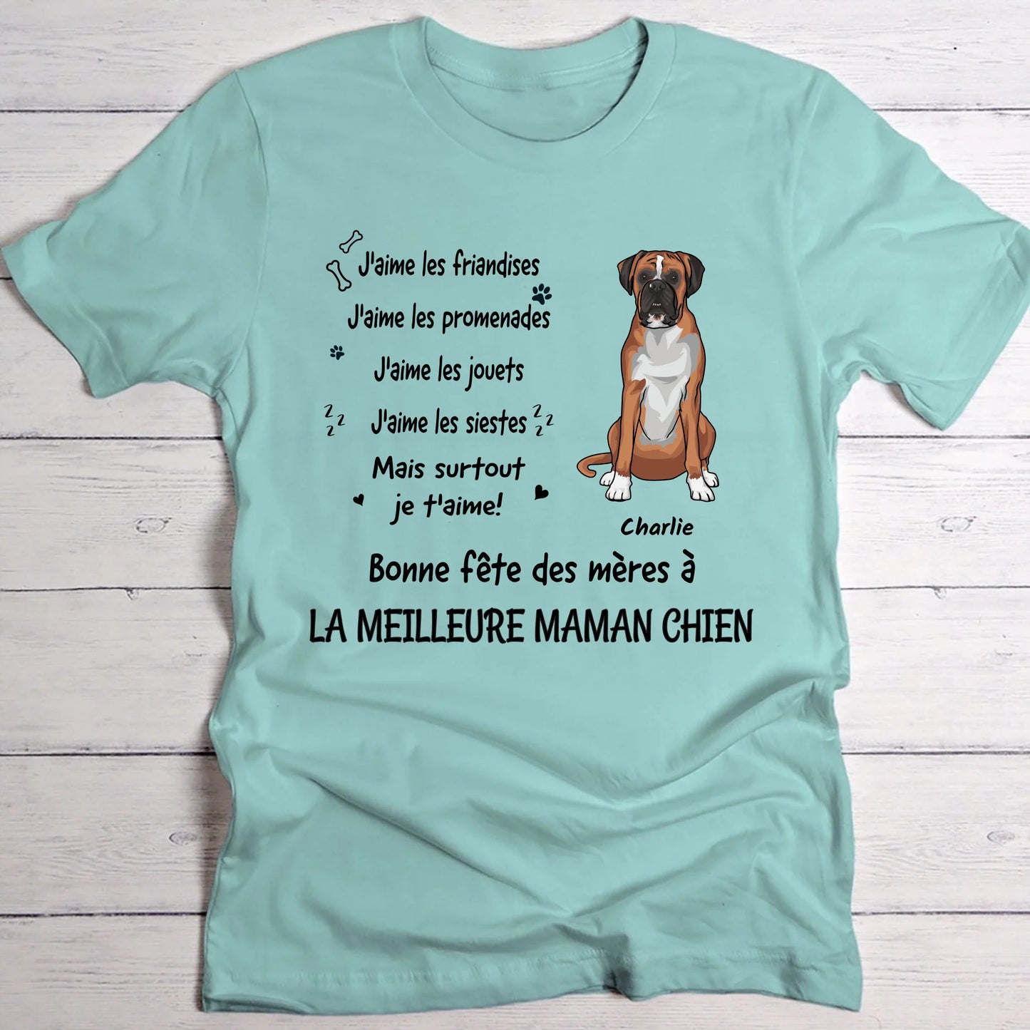 Je t'aime le plus - T-Shirt personnalisé