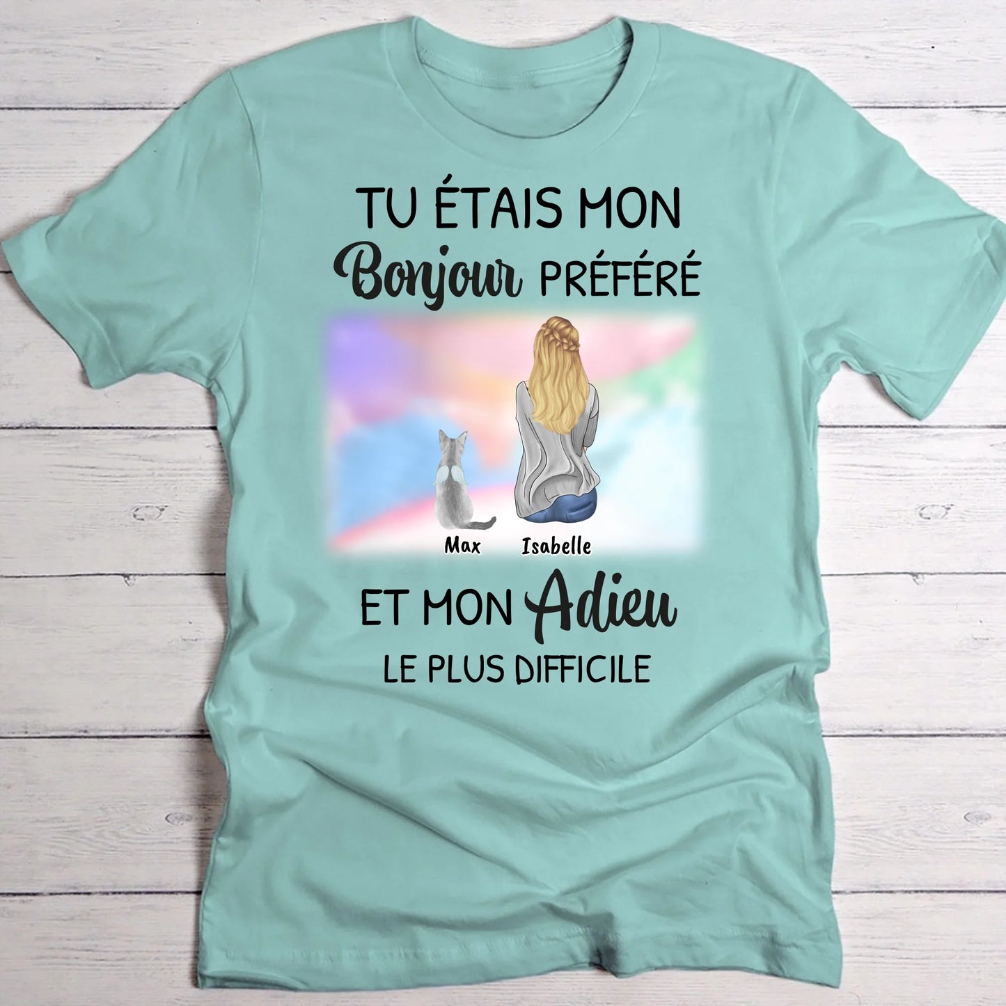 Mon bonjour préféré - T-Shirt personnalisé