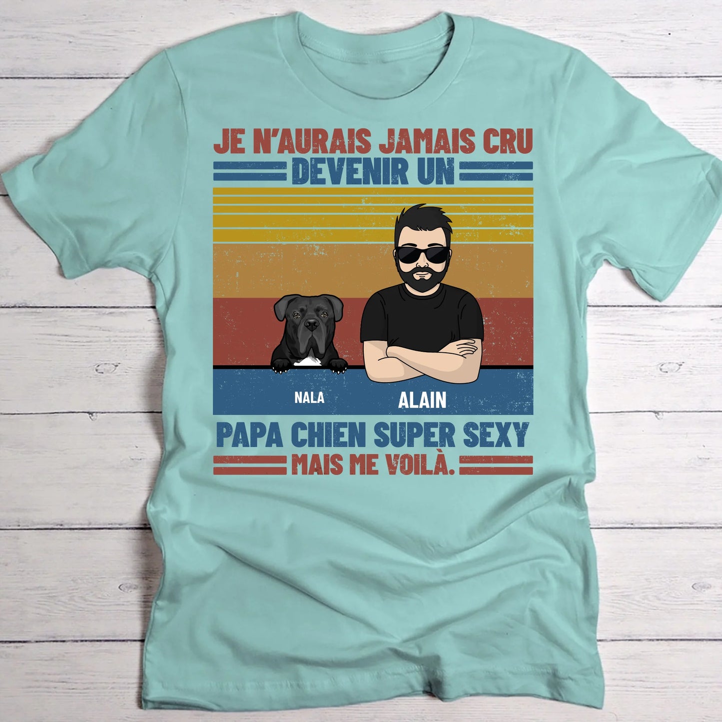 Super papa - T-Shirt personnalisé