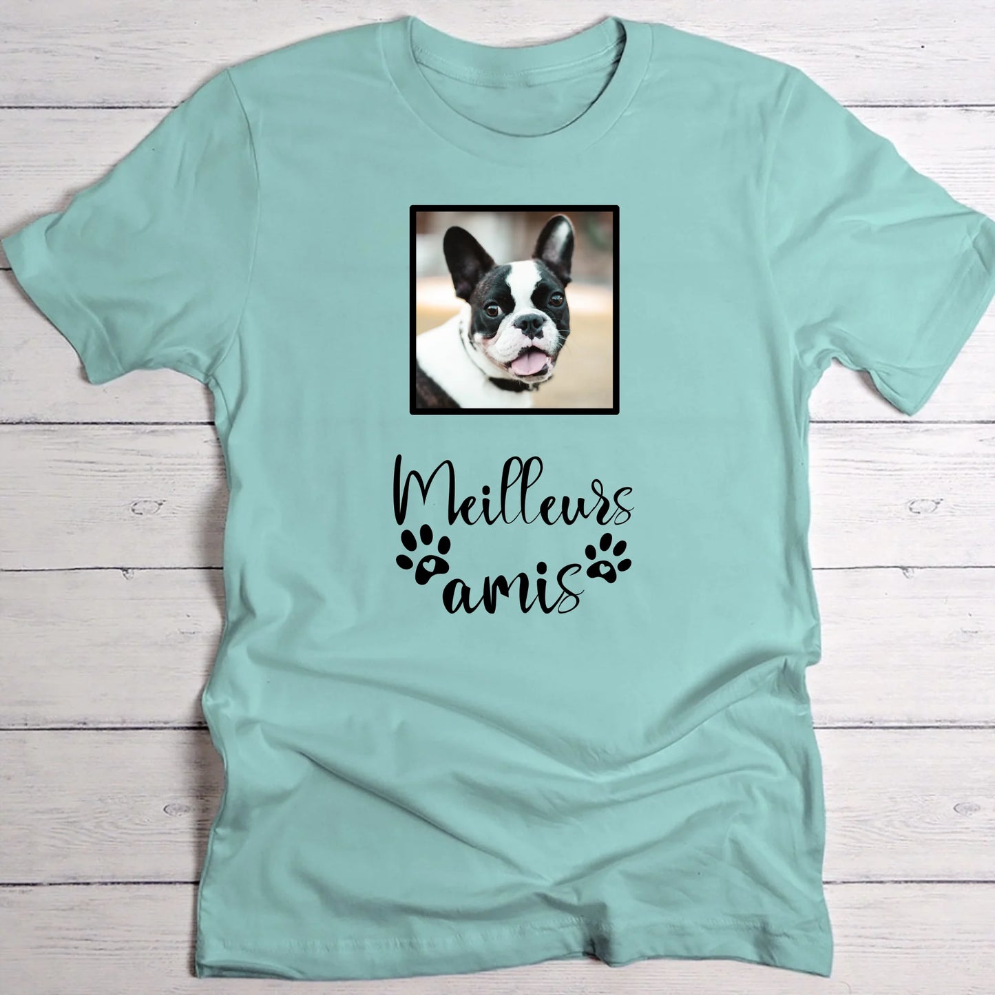 Photo avec texte - T-Shirt personnalisé