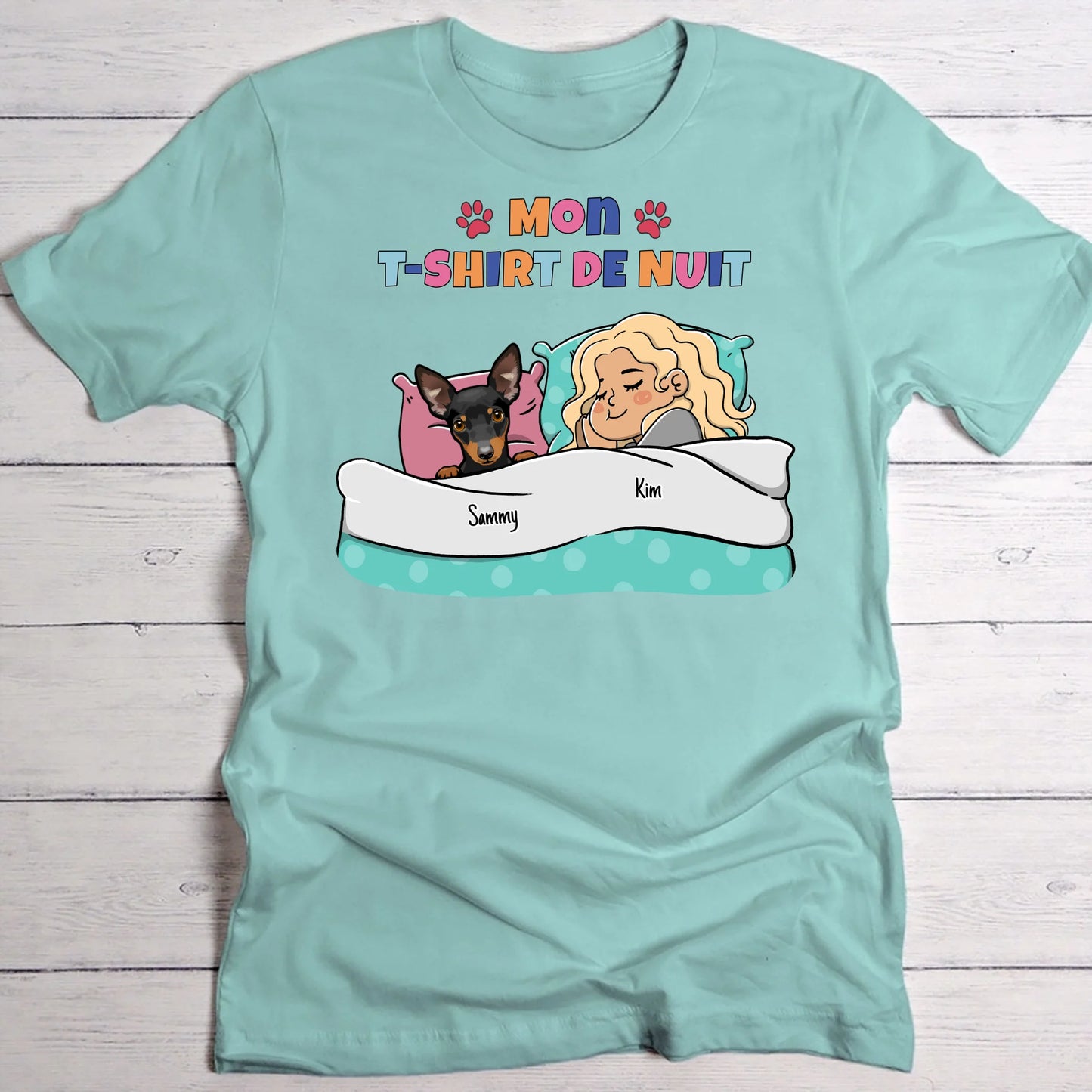 Mon T-Shirt de pyjama officiel - T-Shirt personnalisé