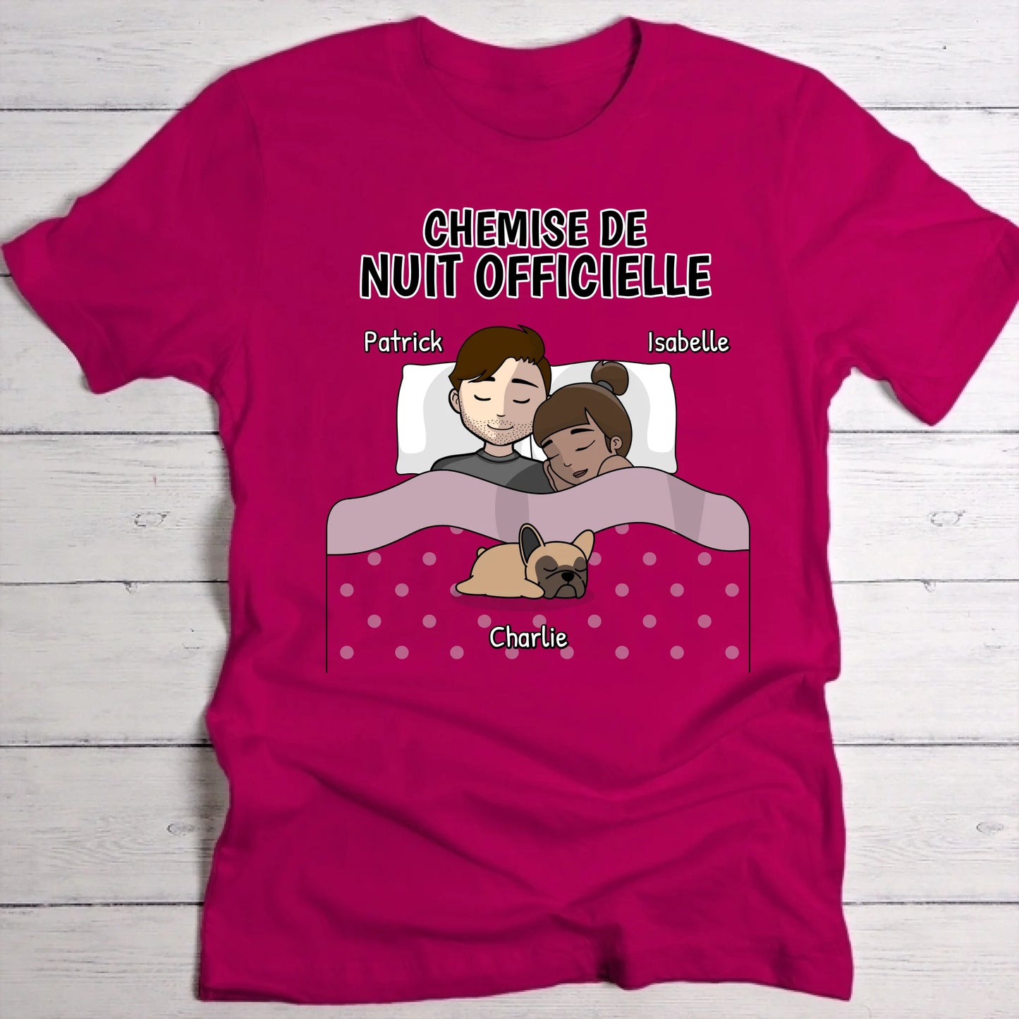 Câlins avec nos amis à poils - T-Shirt personnalisé