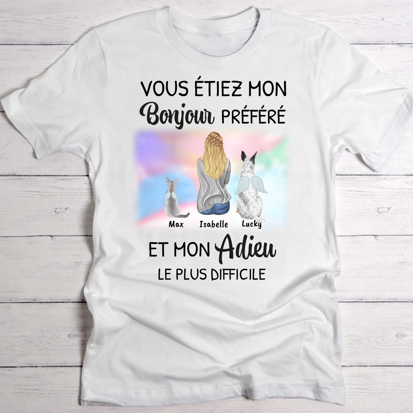 Mon bonjour préféré - T-Shirt personnalisé