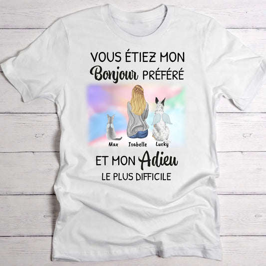 Mon bonjour préféré - T-Shirt personnalisé