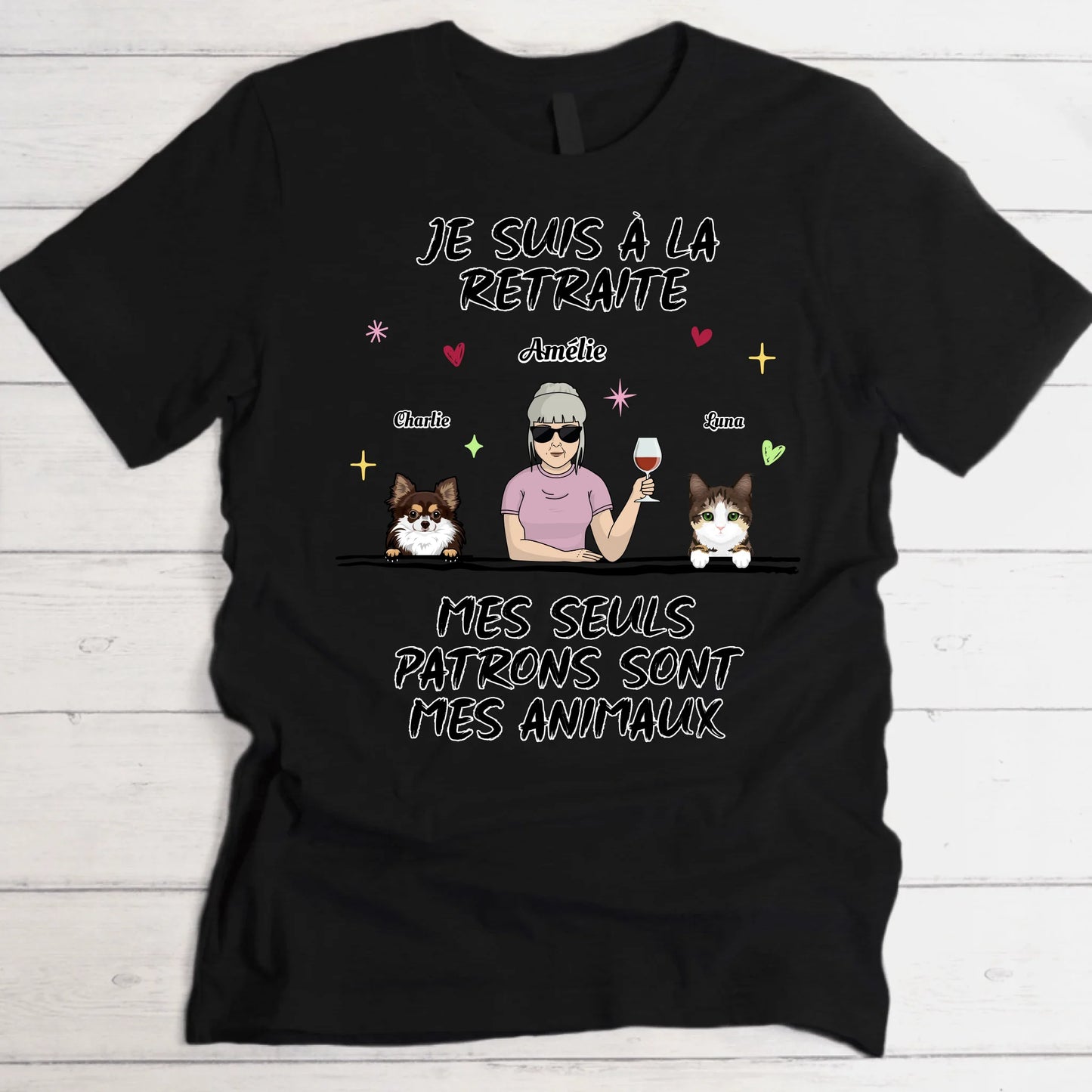 Je suis à la retraite - T-Shirt personnalisé