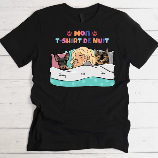 Mon T-Shirt de pyjama officiel - T-Shirt personnalisé