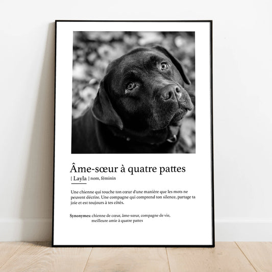 Âme-sœur à quatre pattes - Poster personnalisé