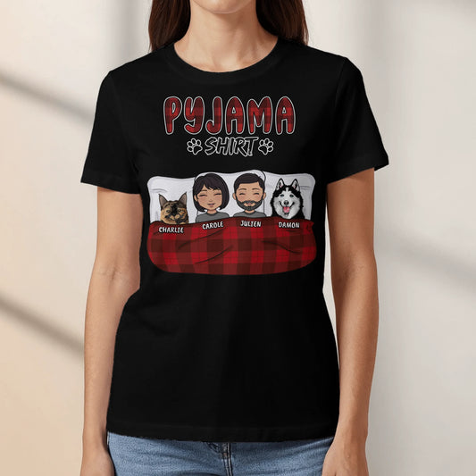 Ma chemise de pyjama (couple) - T-Shirt personnalisé