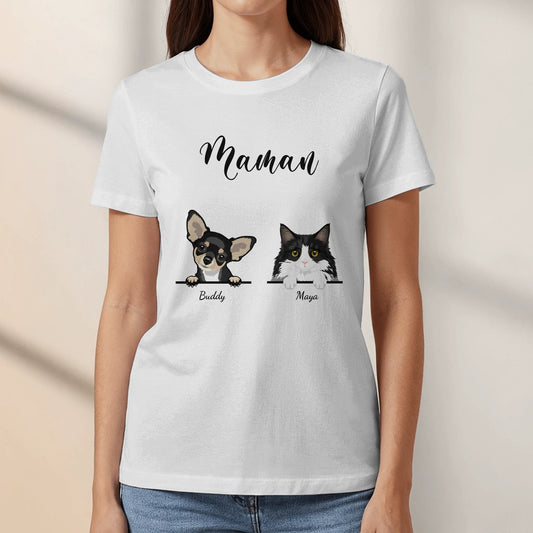 Parents d'animaux - T-Shirt personnalisé