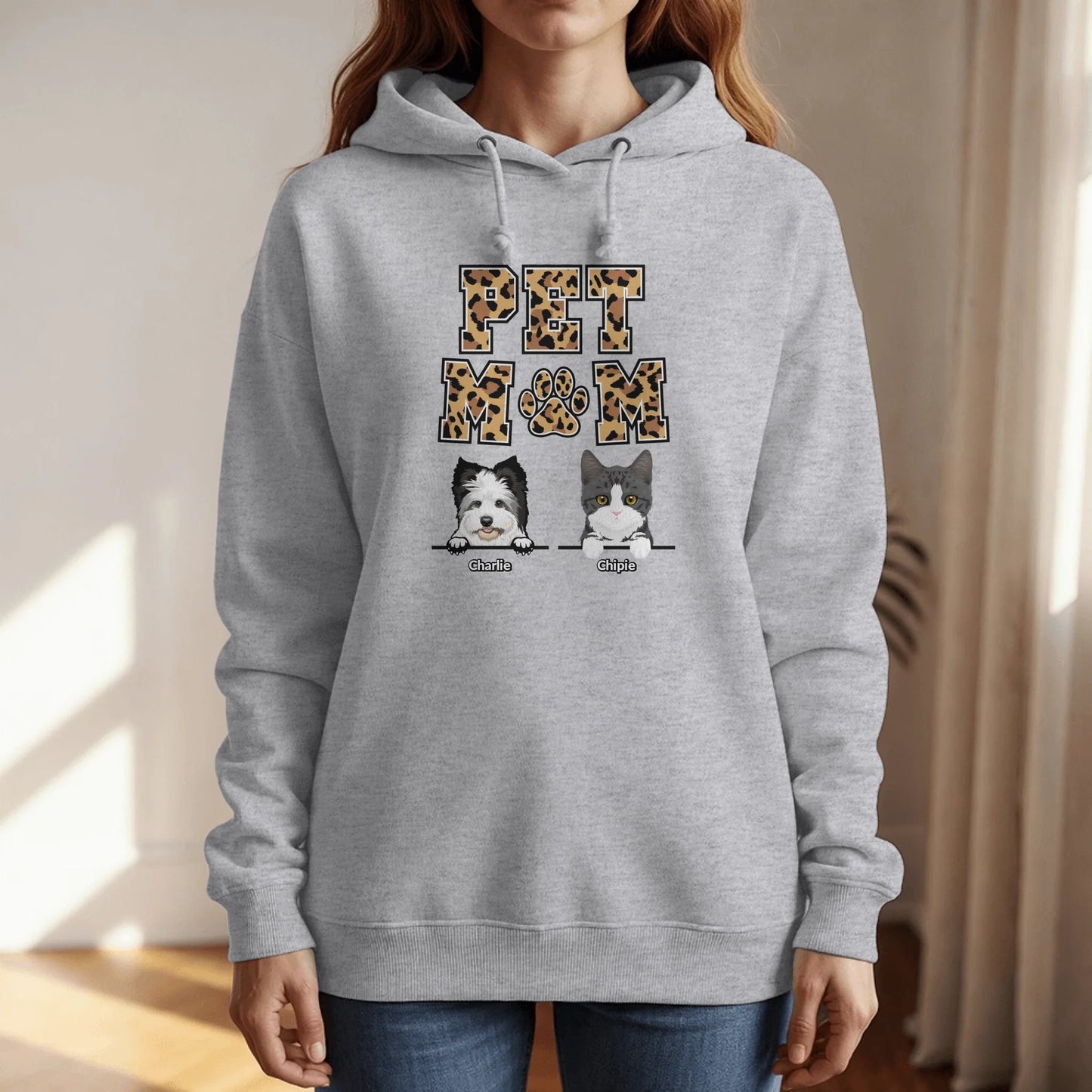 Pet Mom & Dad - Sweat à capuche personnalisé