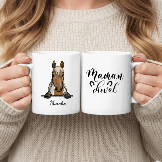 Maman de cheval - Mug personnalisé