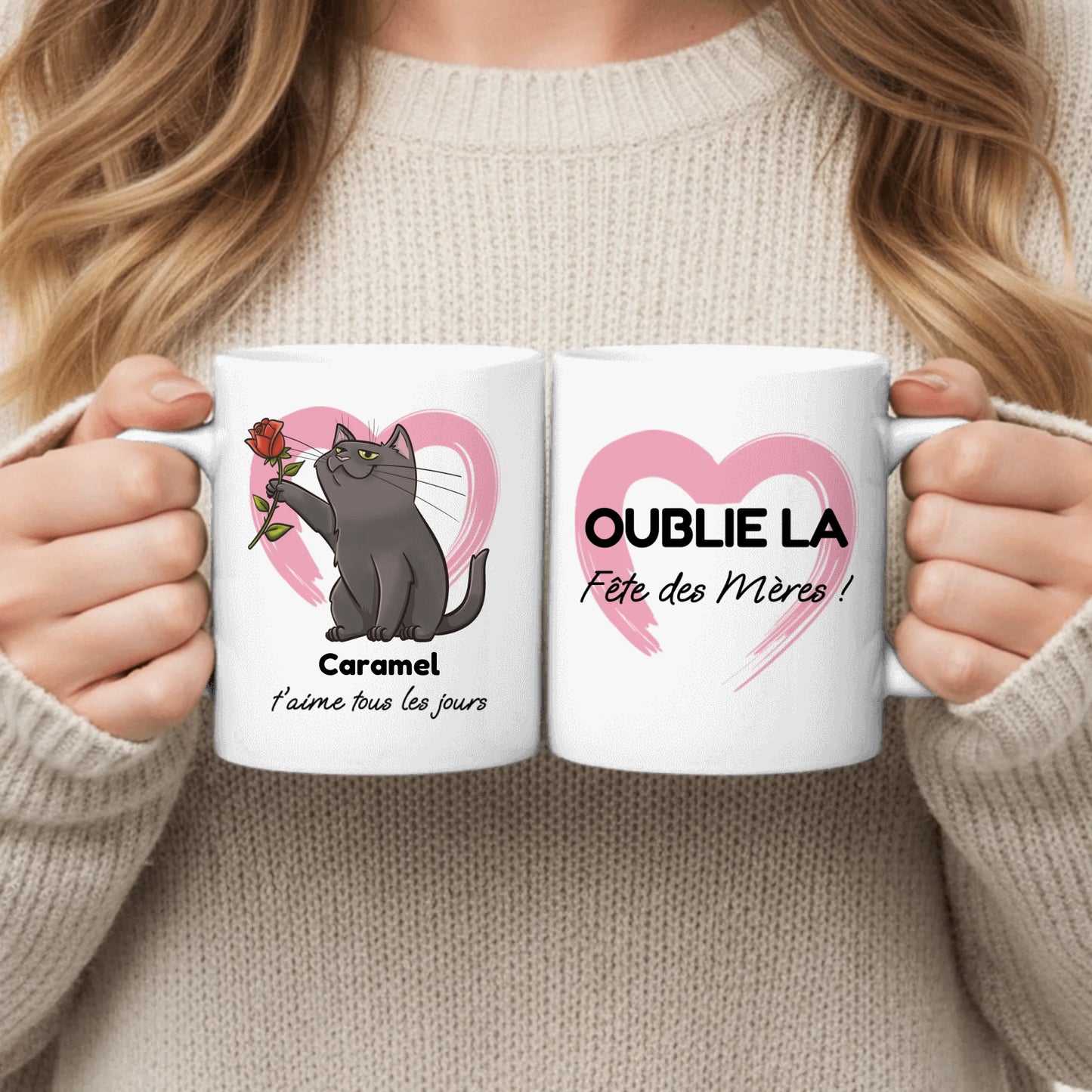 Ton chat t'aime - Mug personnalisé