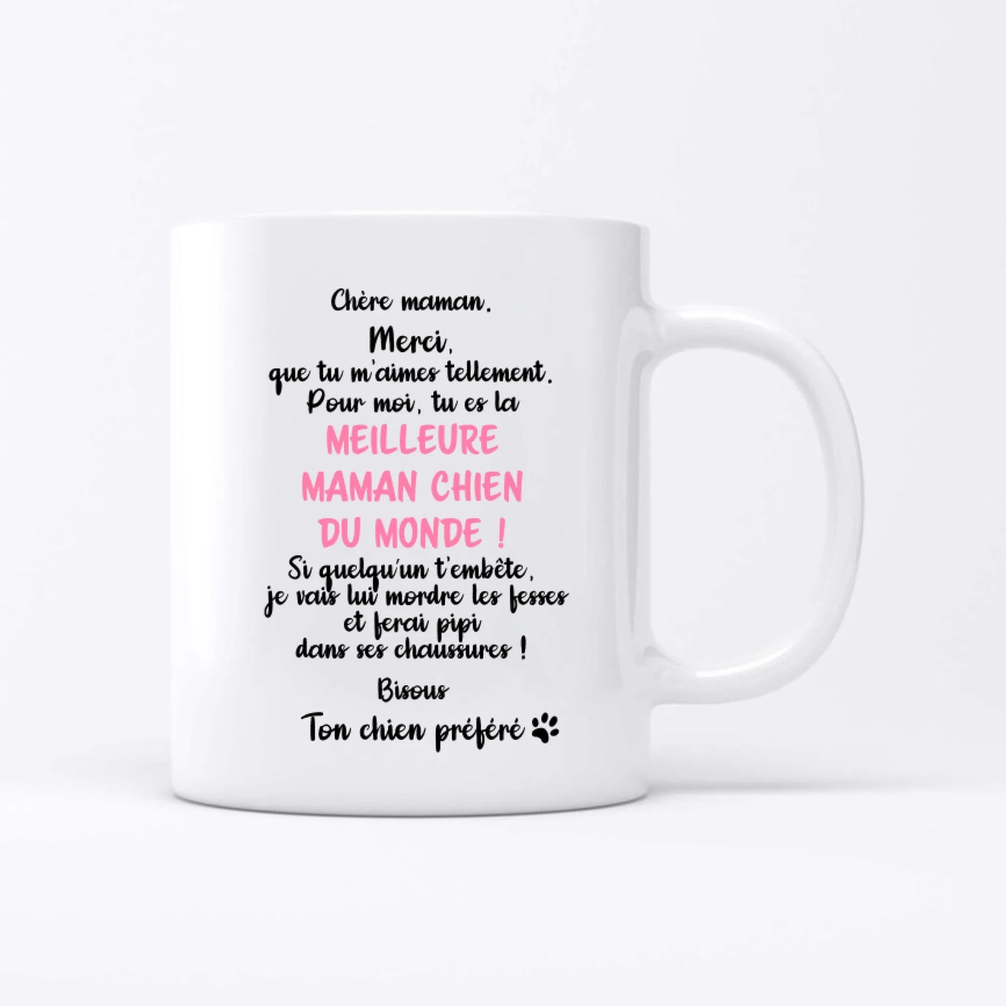 La meilleure maman chien du monde - Mug personnalisé