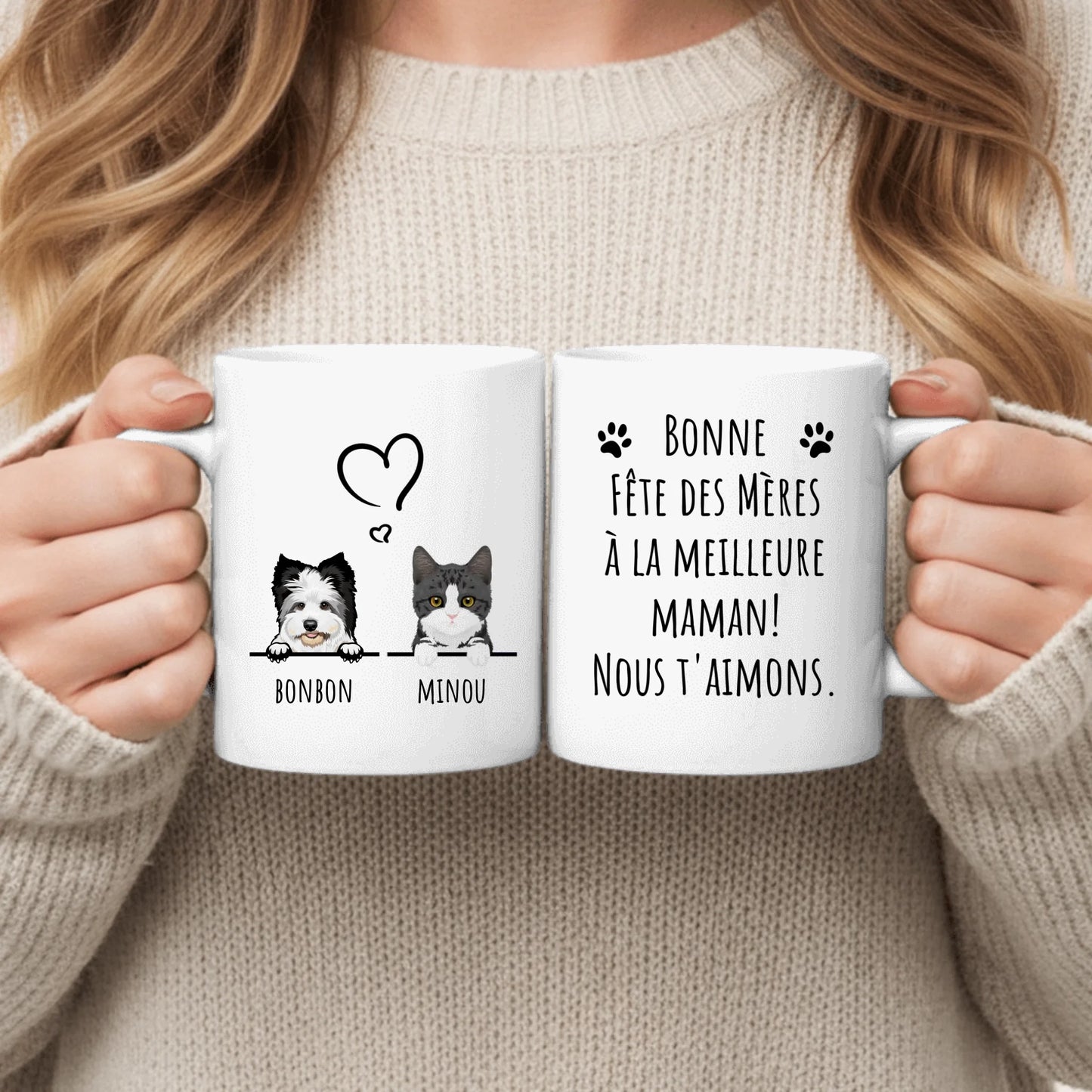 Bonne Fête des Mères - Mug Personnalisé