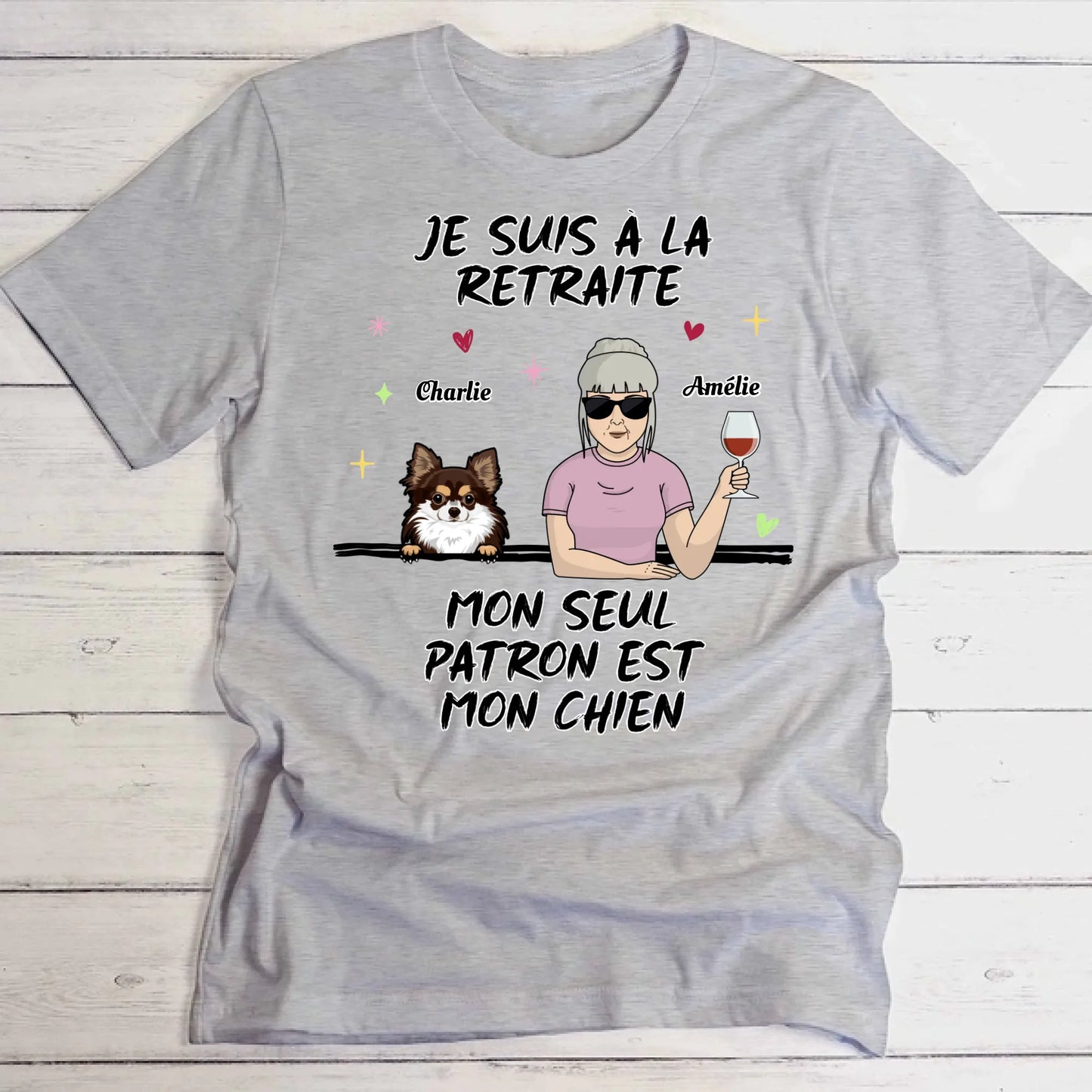 Je suis à la retraite - T-Shirt personnalisé