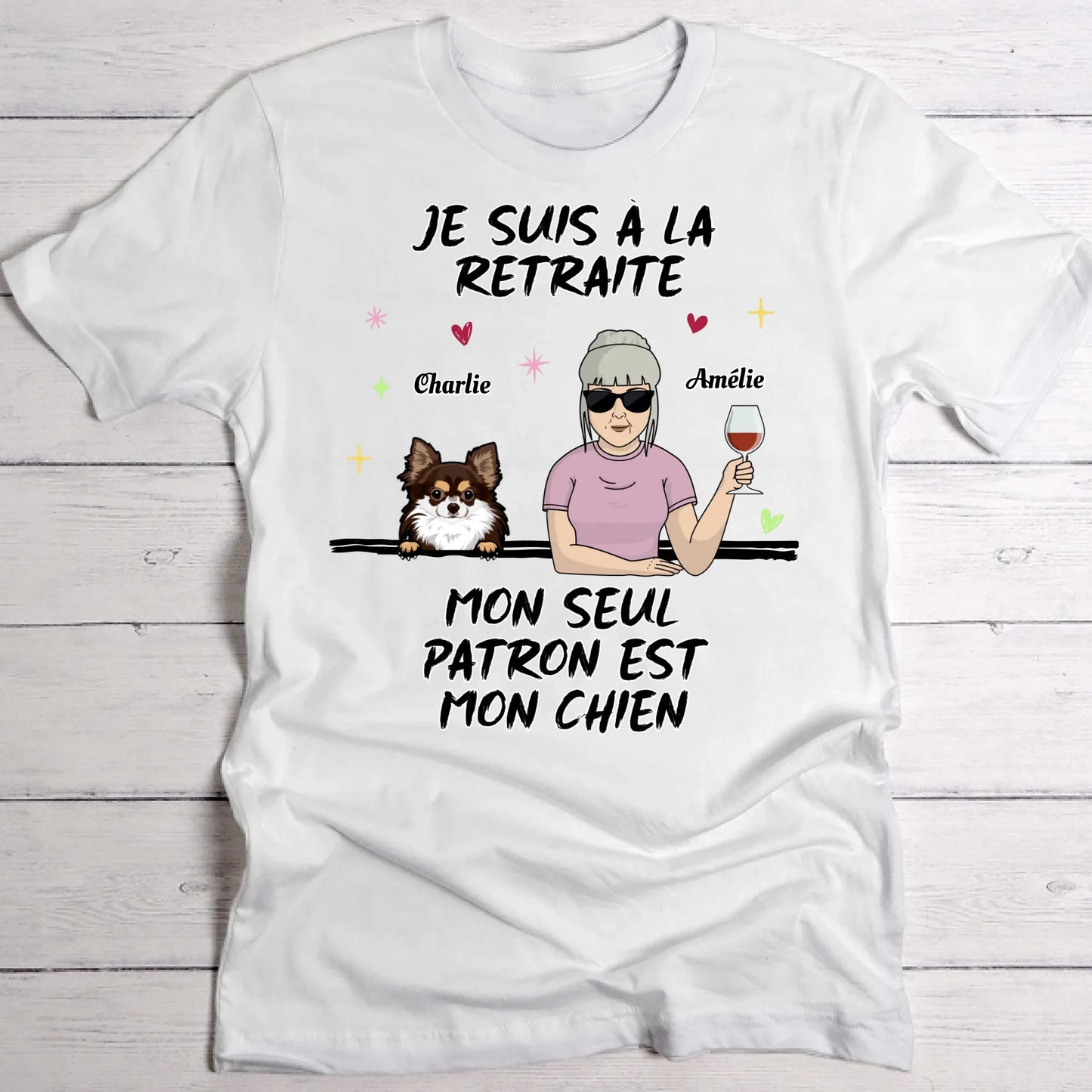 Je suis à la retraite - T-Shirt personnalisé