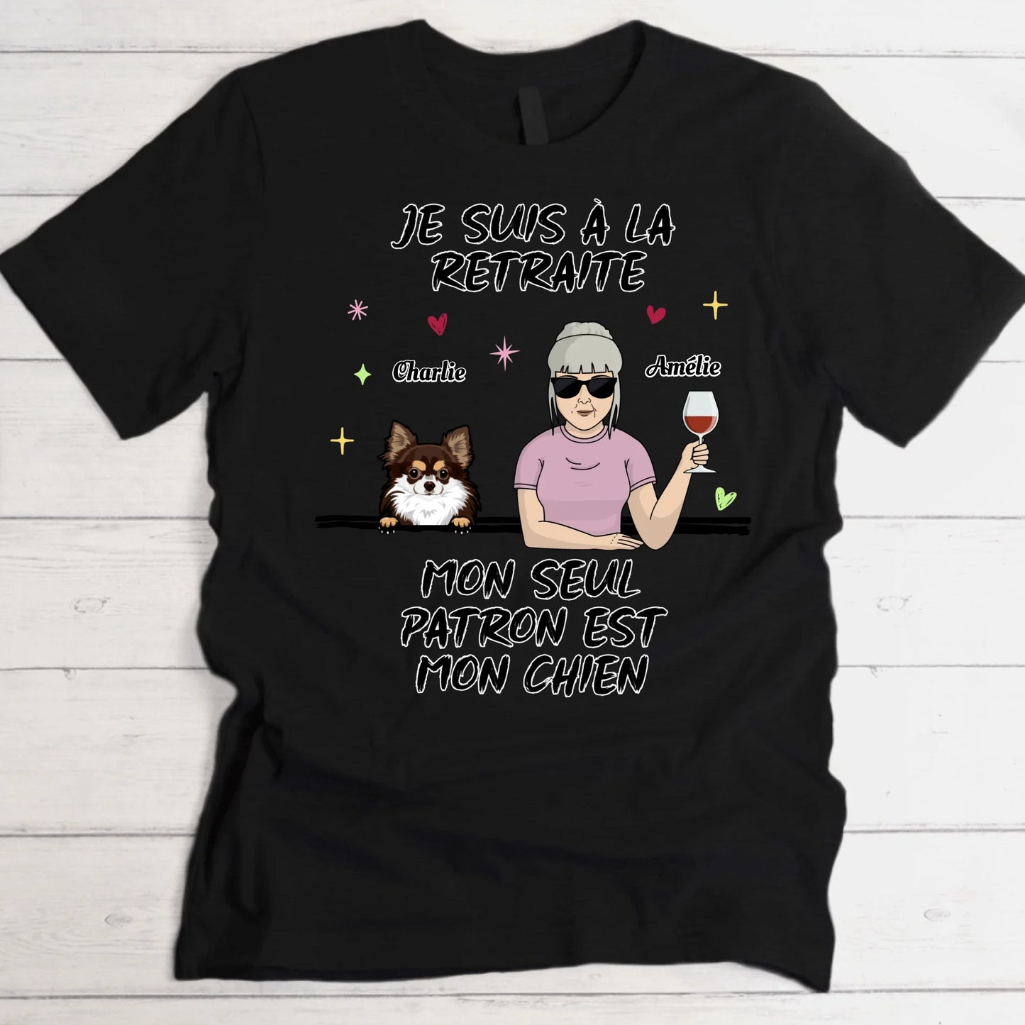 Je suis à la retraite - T-Shirt personnalisé