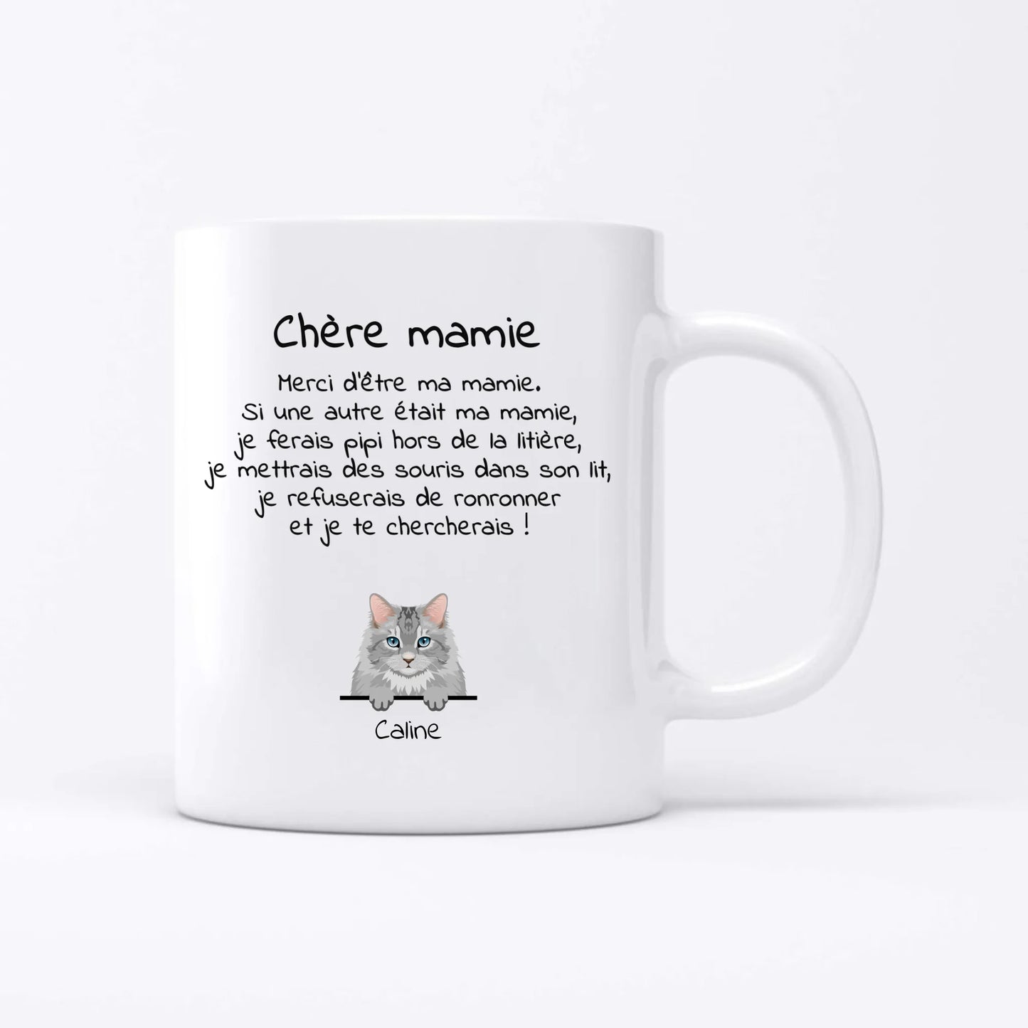 Chère maman (chat) - Mug personnalisé