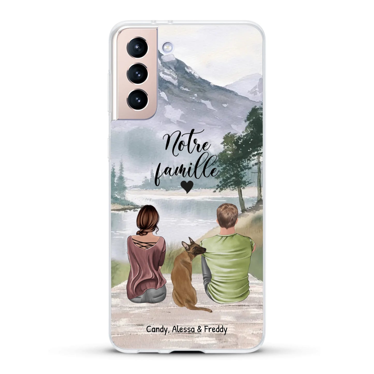 Meilleurs amis Couple - Coque de téléphone personnalisée