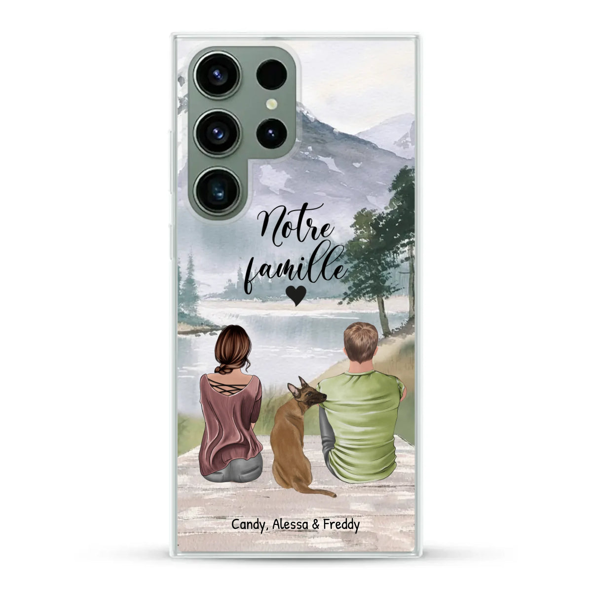 Meilleurs amis Couple - Coque de téléphone personnalisée