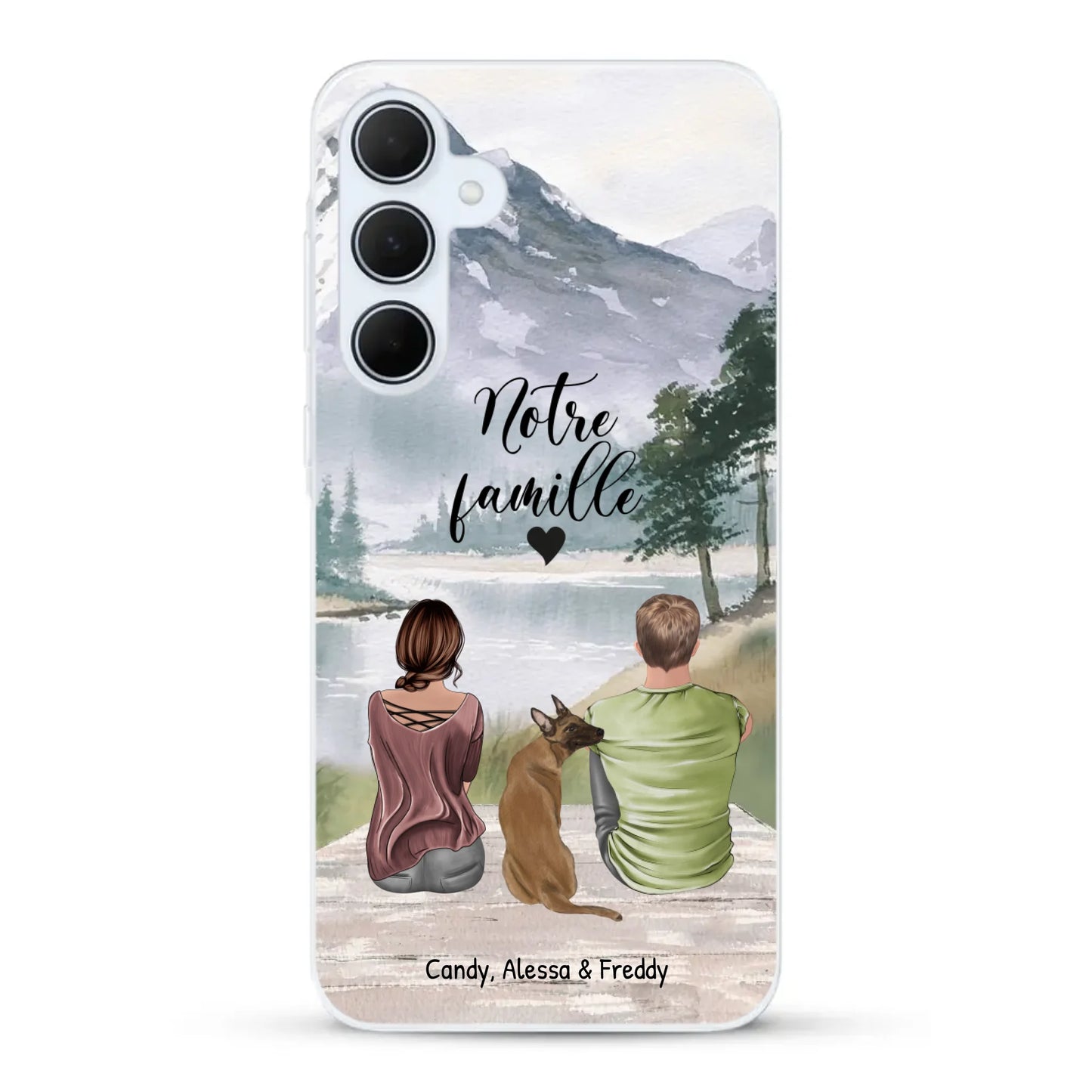 Meilleurs amis Couple - Coque de téléphone personnalisée