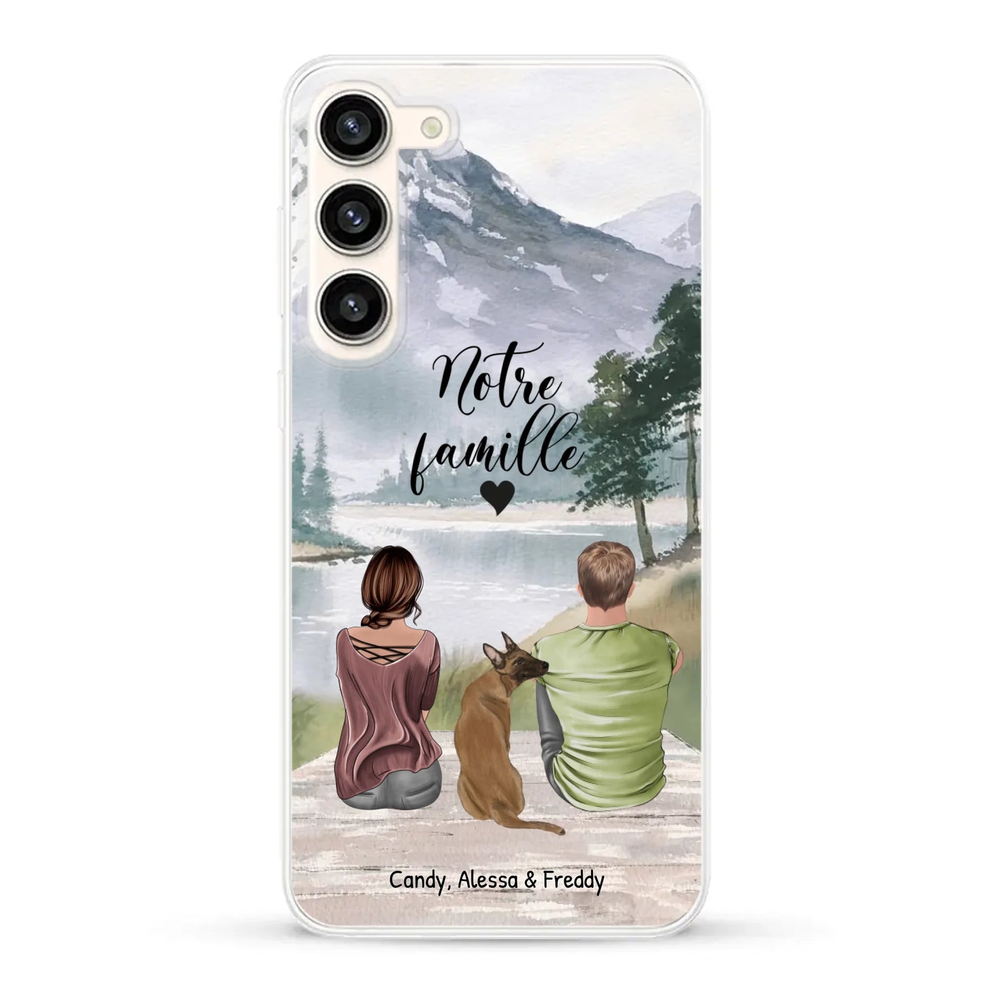 Meilleurs amis Couple - Coque de téléphone personnalisée