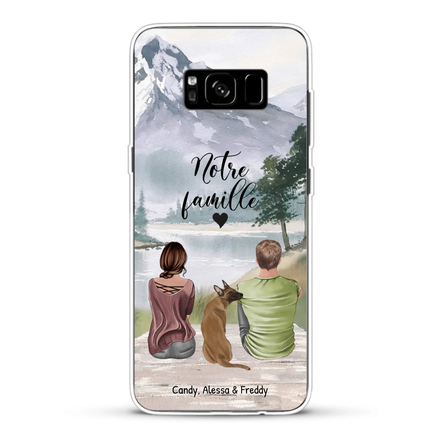 Meilleurs amis Couple - Coque de téléphone personnalisée