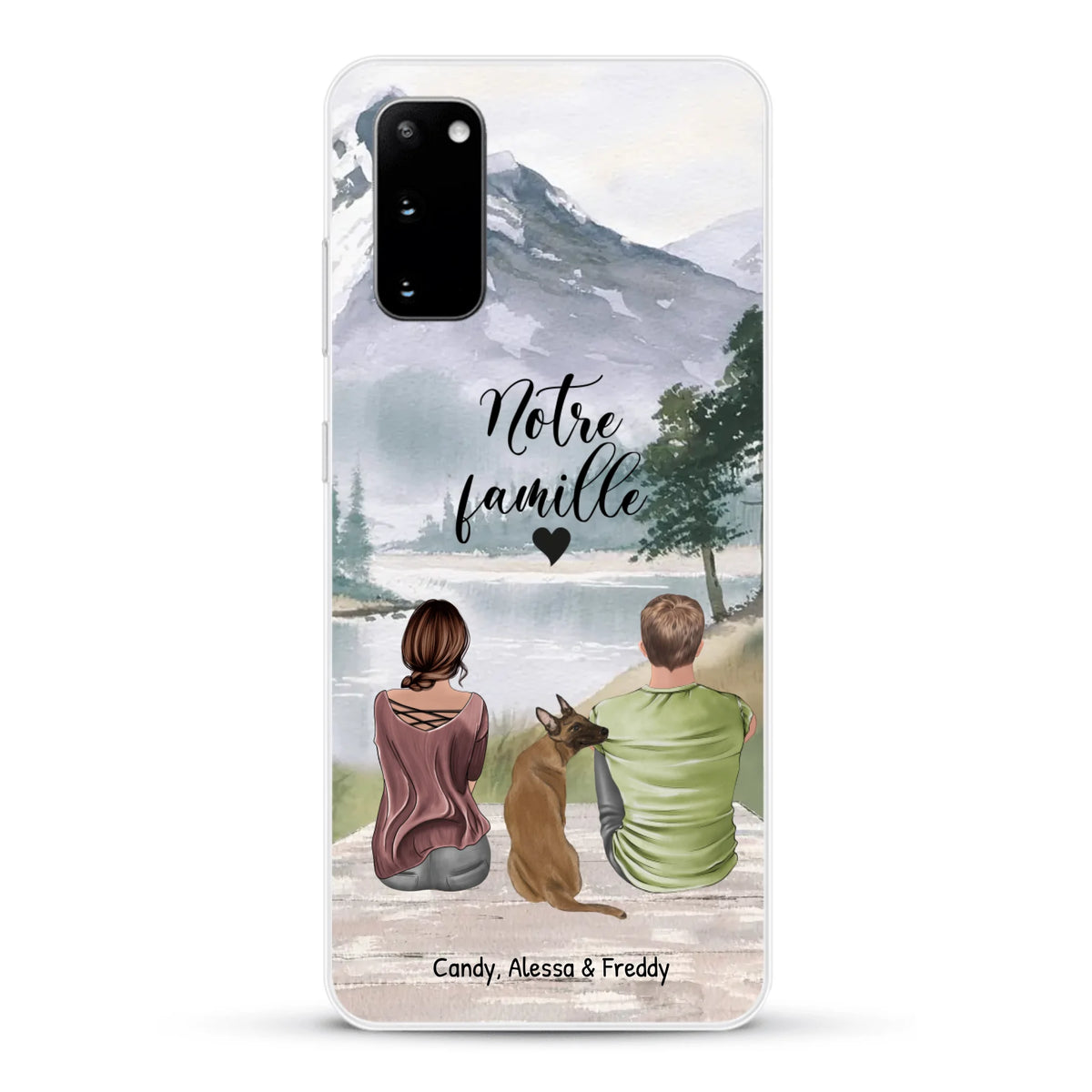 Coque de téléphone personnalisée - Meilleurs amis Couple
