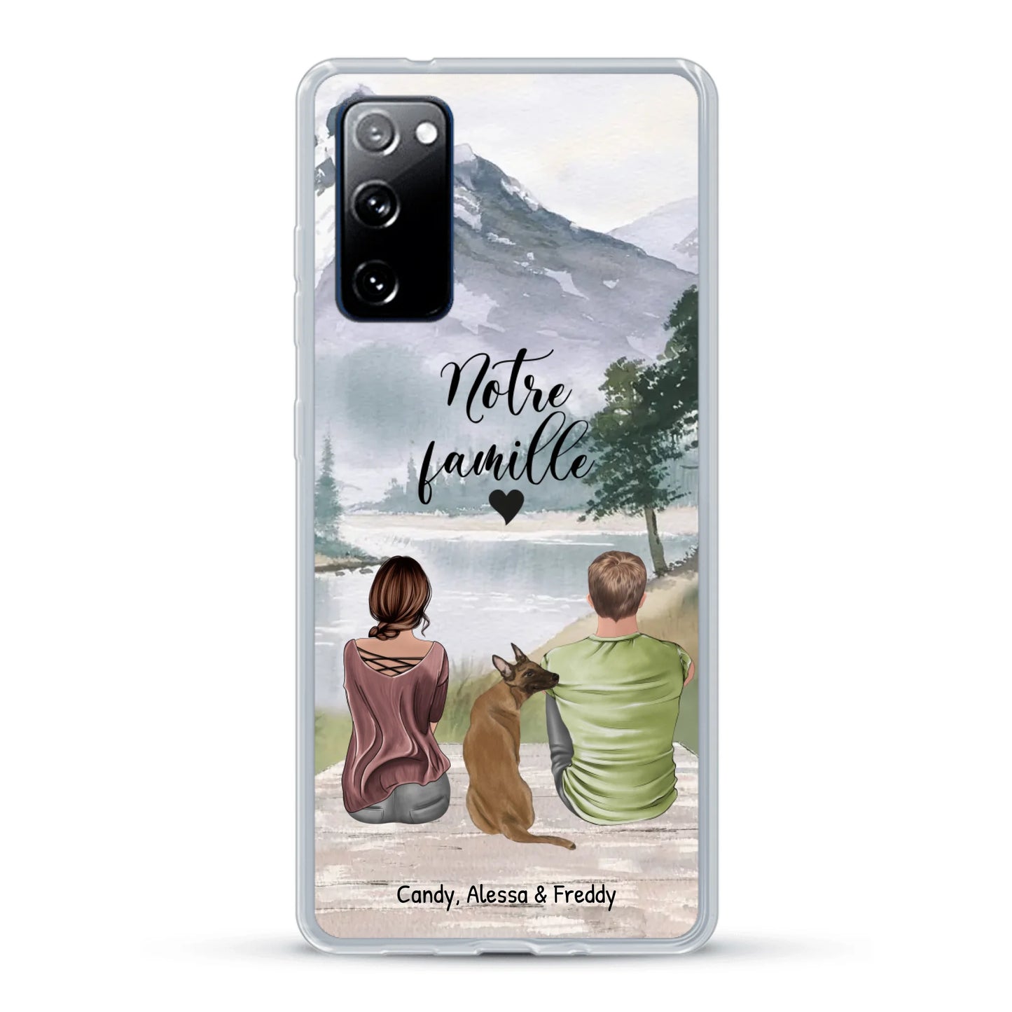 Meilleurs amis Couple - Coque de téléphone personnalisée