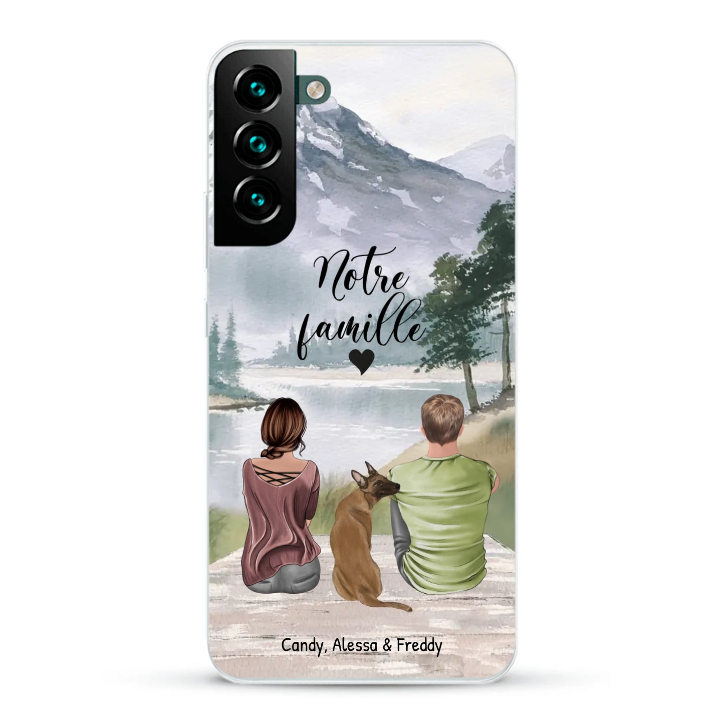 Meilleurs amis Couple - Coque de téléphone personnalisée