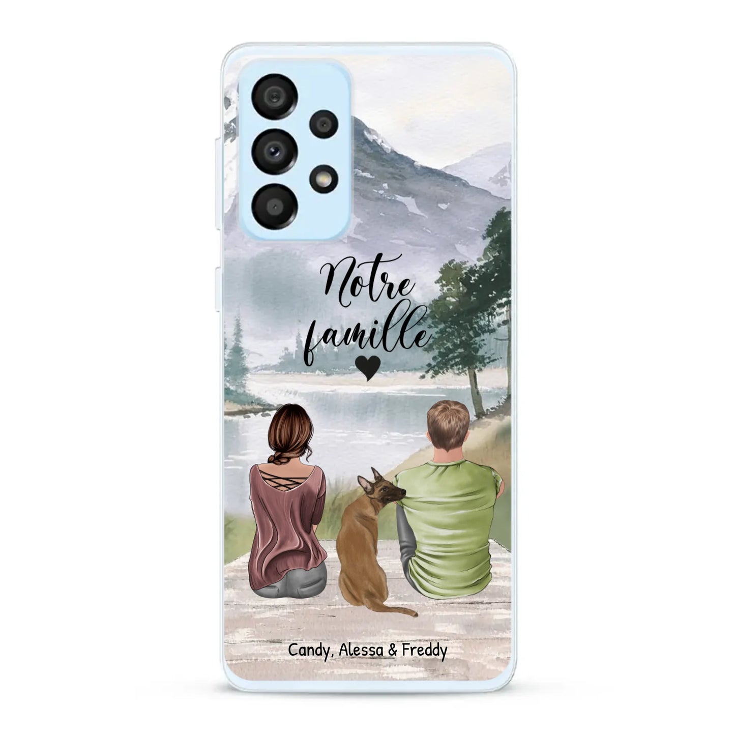 Meilleurs amis Couple - Coque de téléphone personnalisée