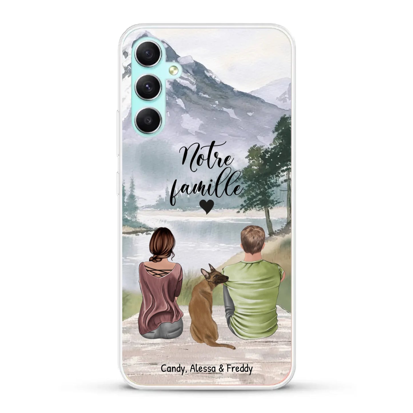 Meilleurs amis Couple - Coque de téléphone personnalisée
