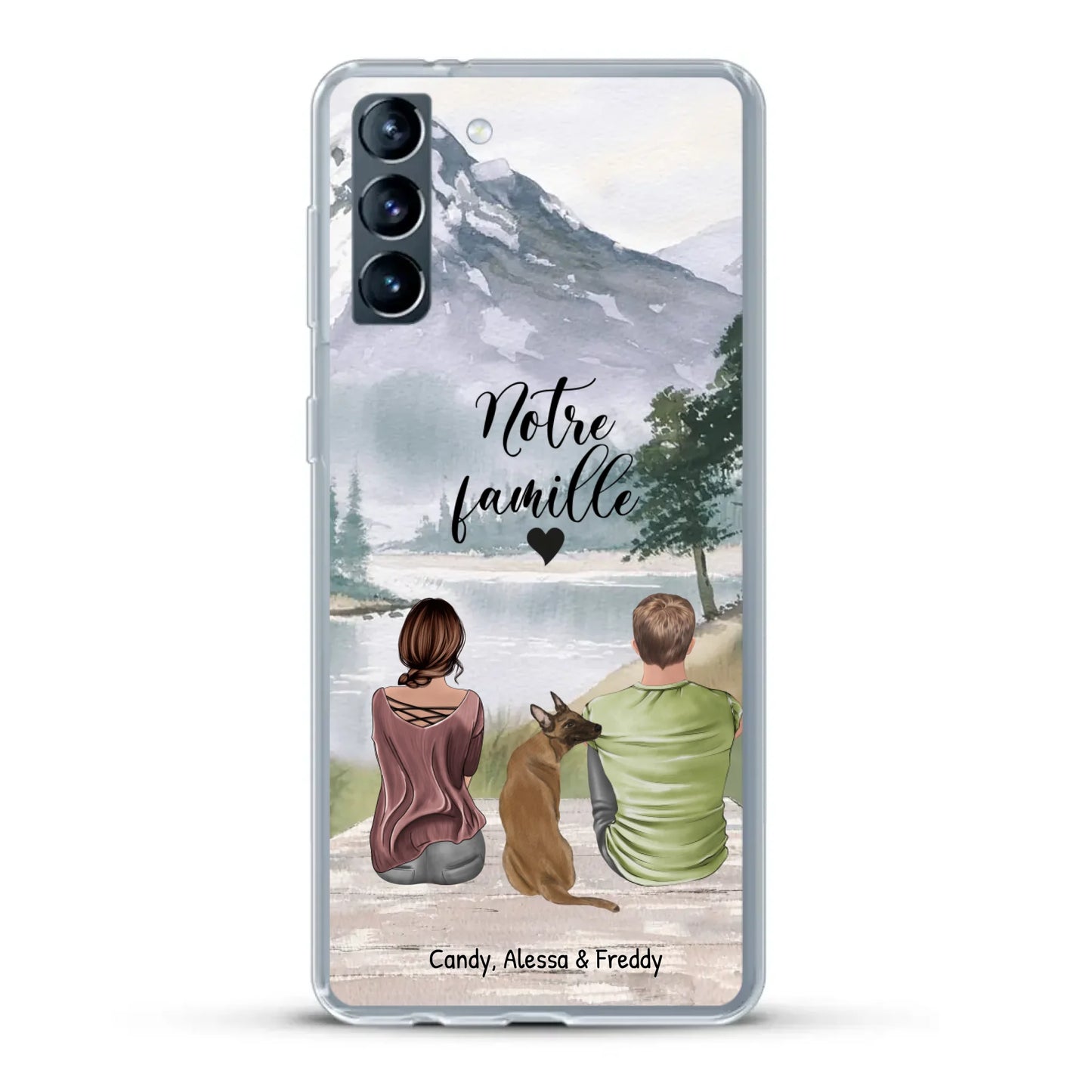 Meilleurs amis Couple - Coque de téléphone personnalisée