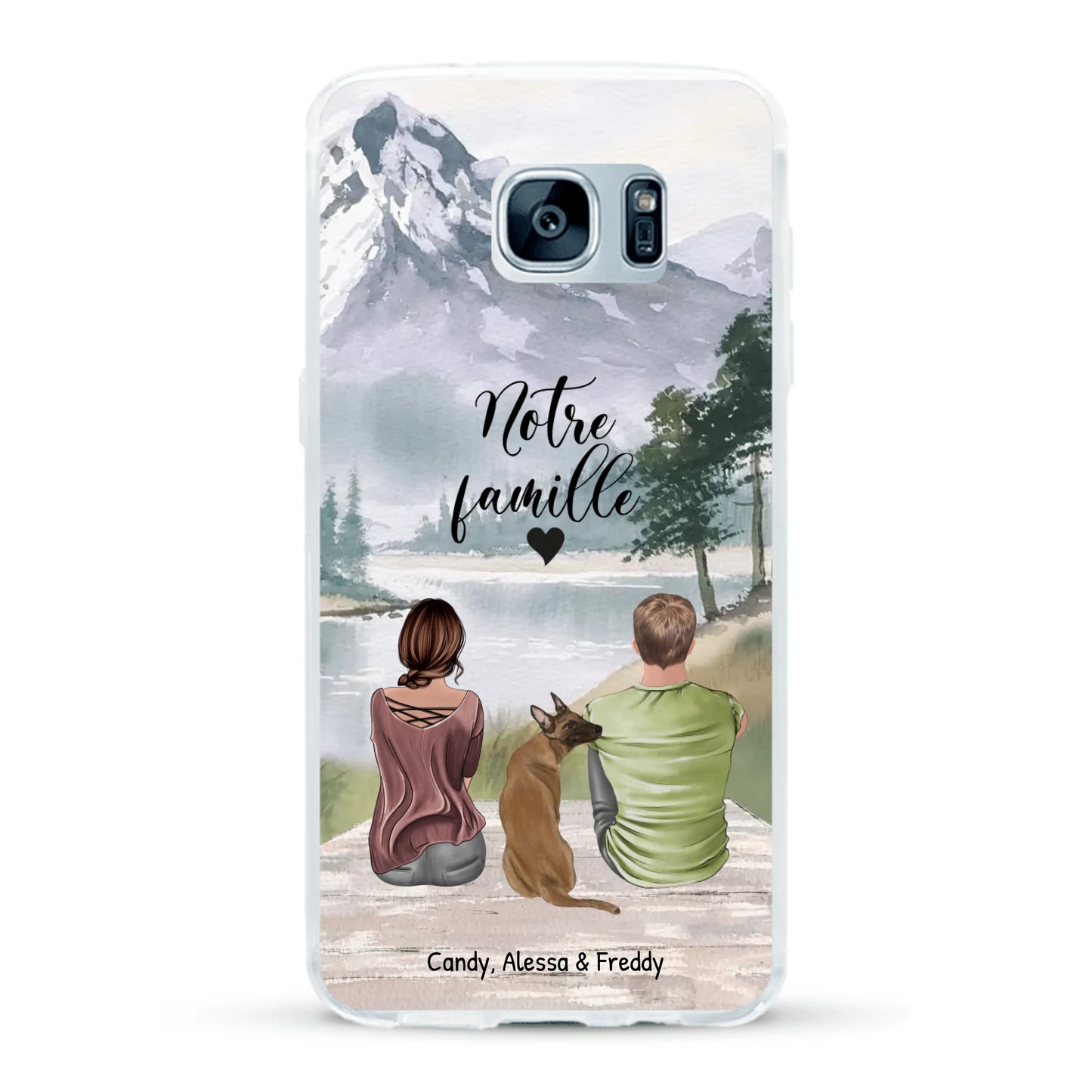 Meilleurs amis Couple - Coque de téléphone personnalisée