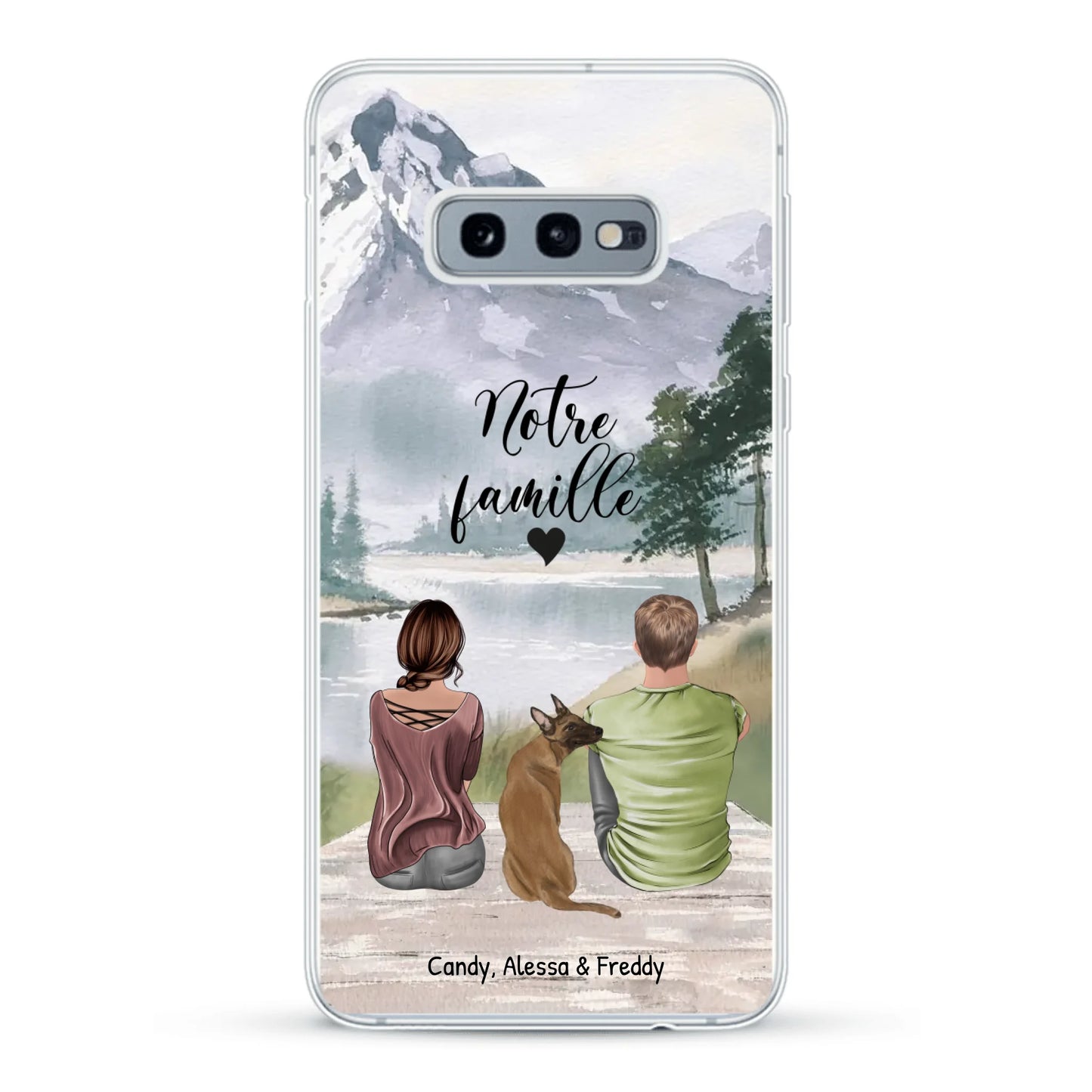 Meilleurs amis Couple - Coque de téléphone personnalisée