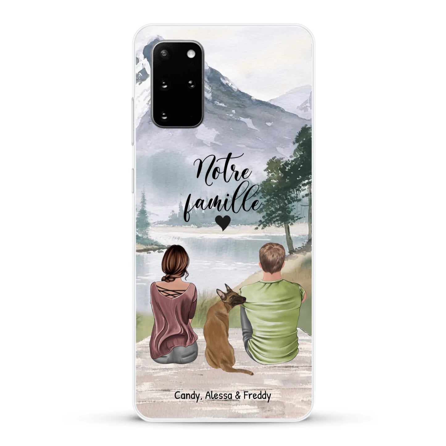 Meilleurs amis Couple - Coque de téléphone personnalisée