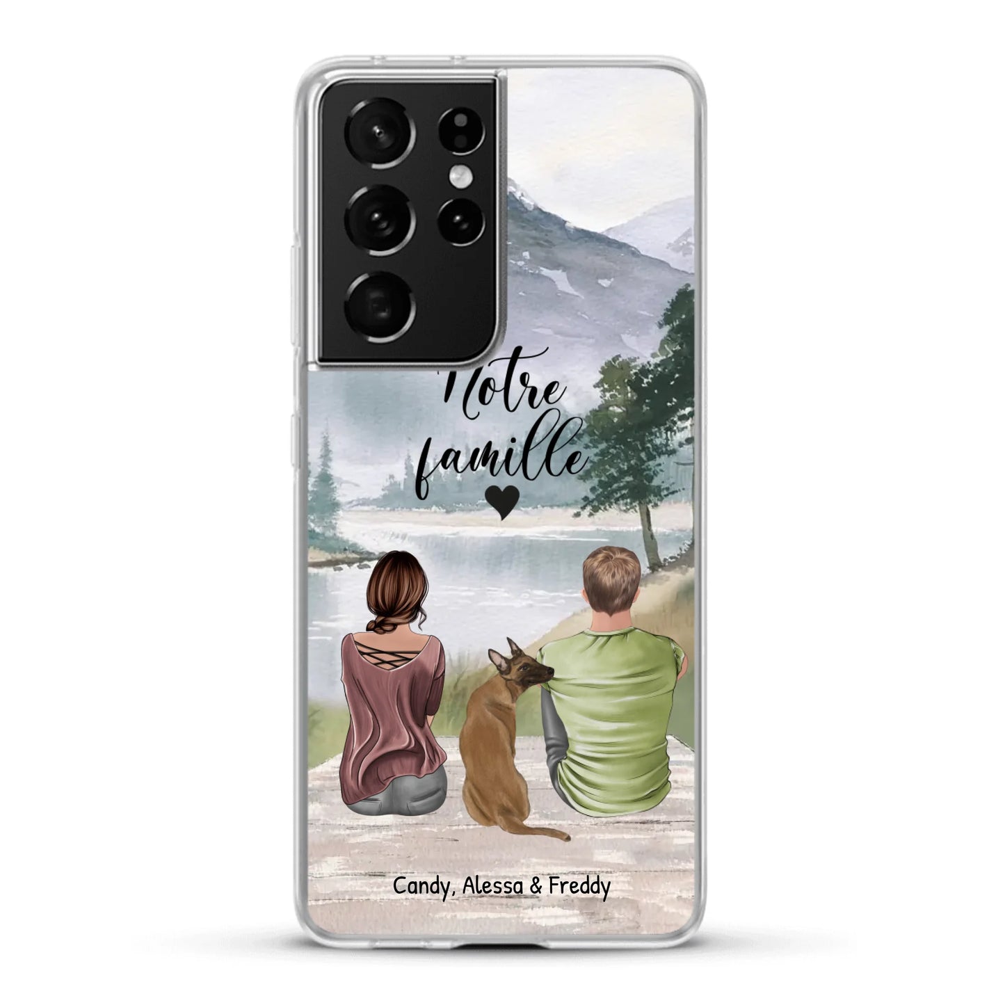 Meilleurs amis Couple - Coque de téléphone personnalisée